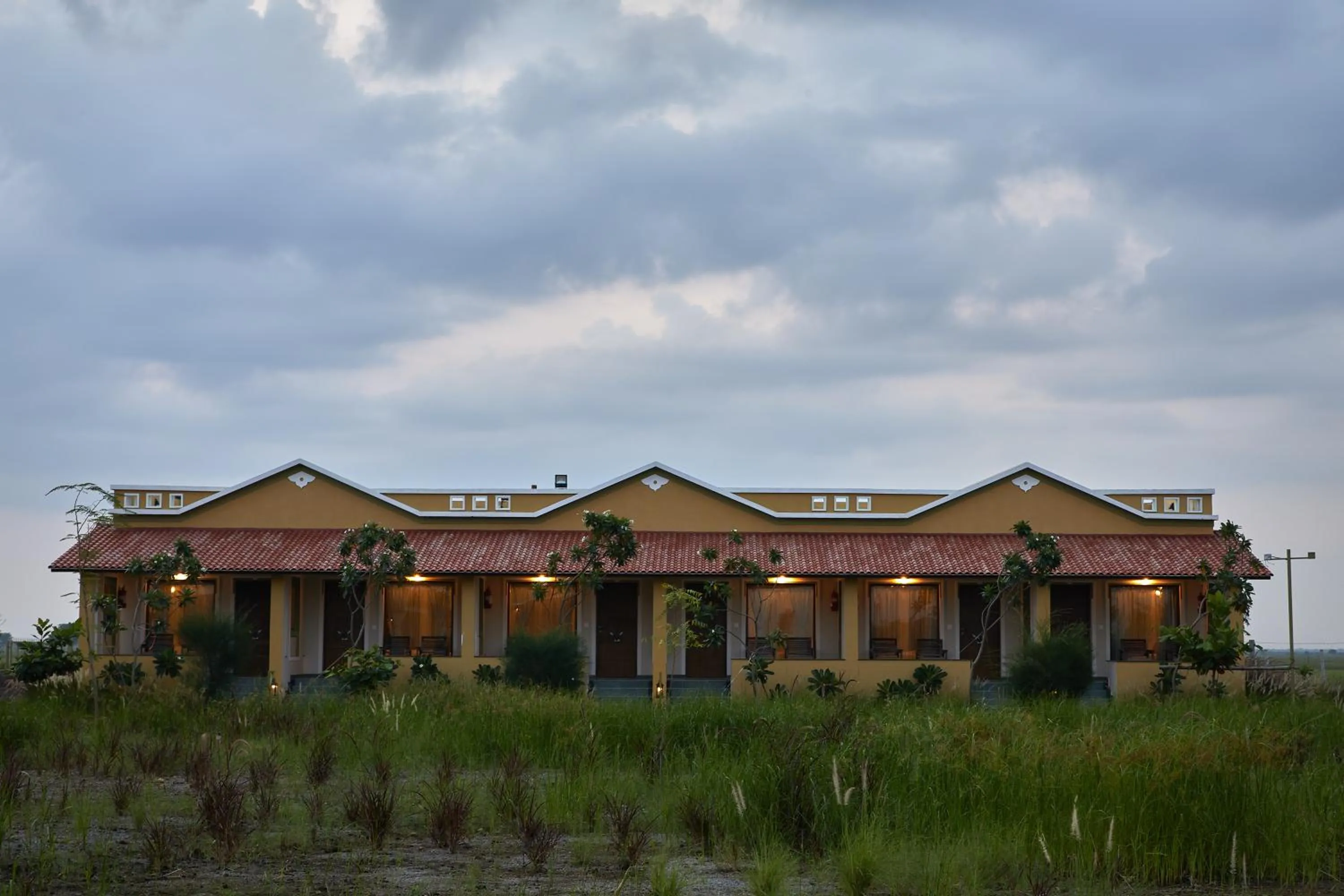 Property building in Blackbuck Safari Lodge Velavadar