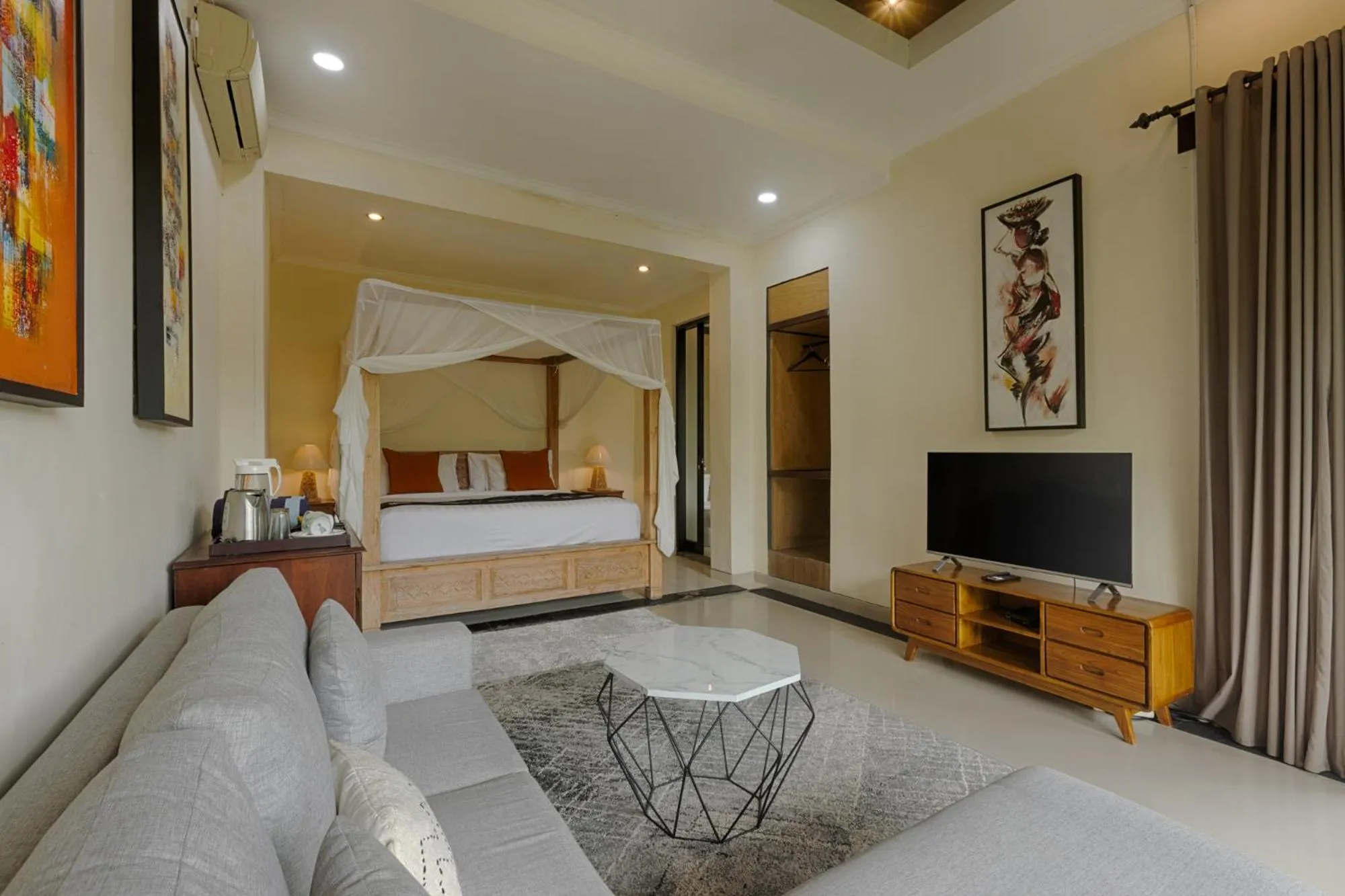 Bedroom, Bed in Kaja Villa