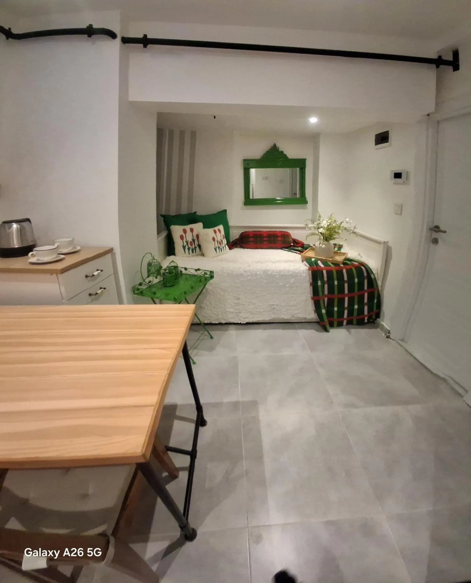 Bed in The White Swan Suites Beyoglu