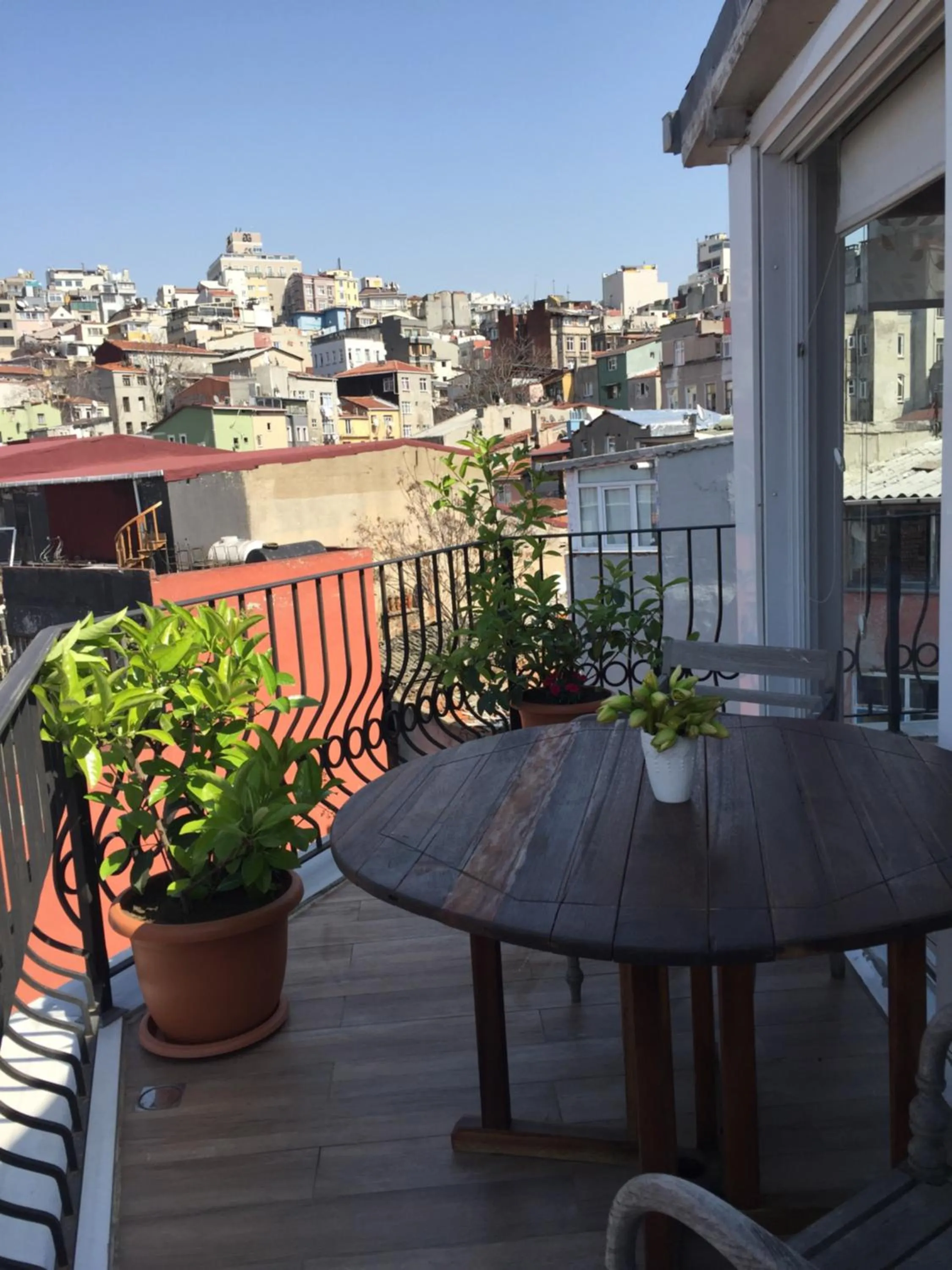 Balcony/Terrace in The White Swan Suites Beyoglu