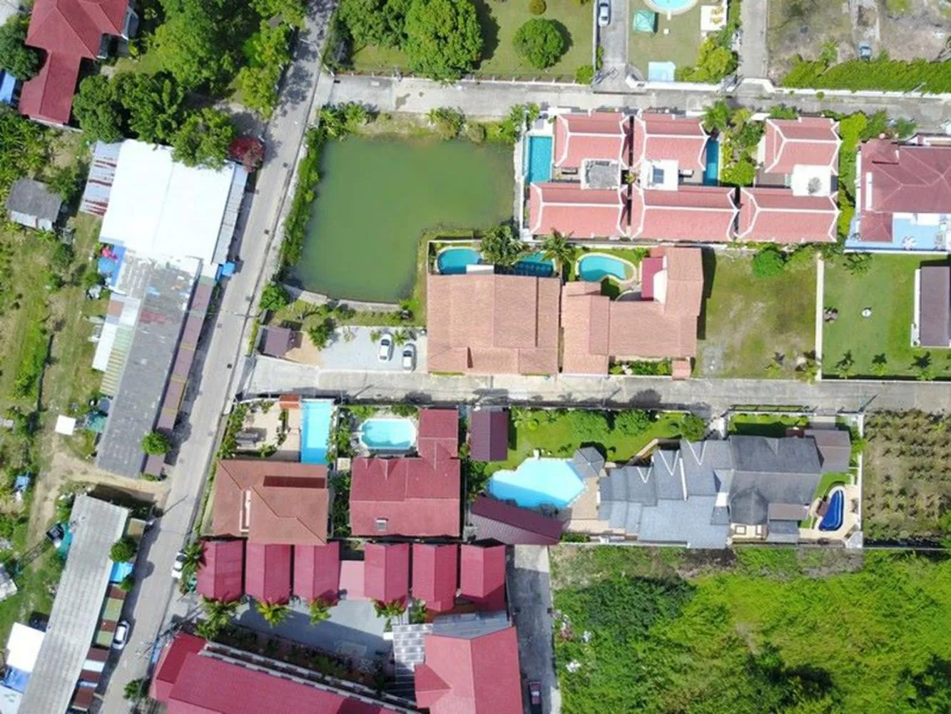 Bird's eye view in VIEWBOR VILLA - PATTAYA HOLIDAY HOUSE WALKING STREET 4 bedrooms
