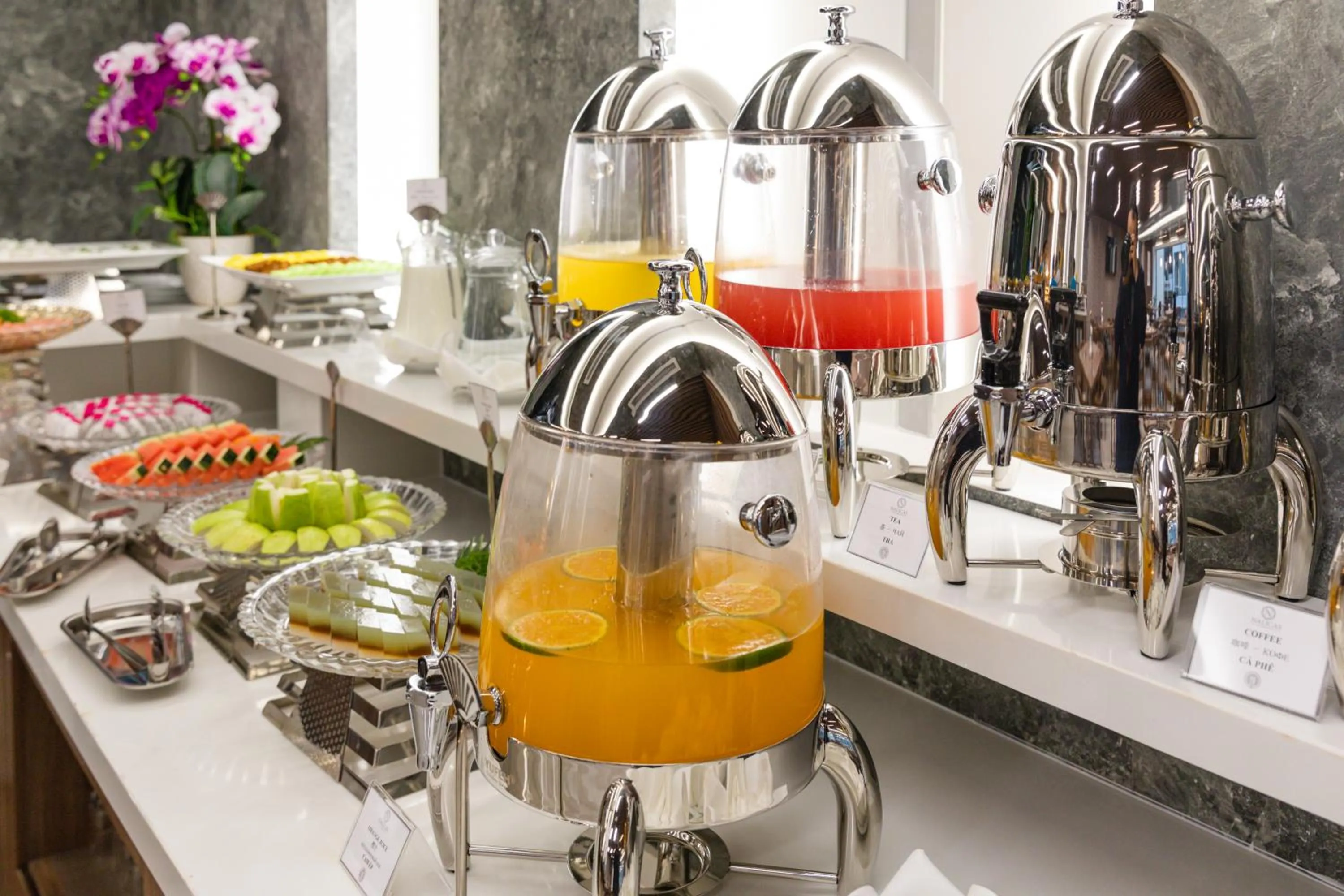 Buffet breakfast in Nalicas Nha Trang Hotel