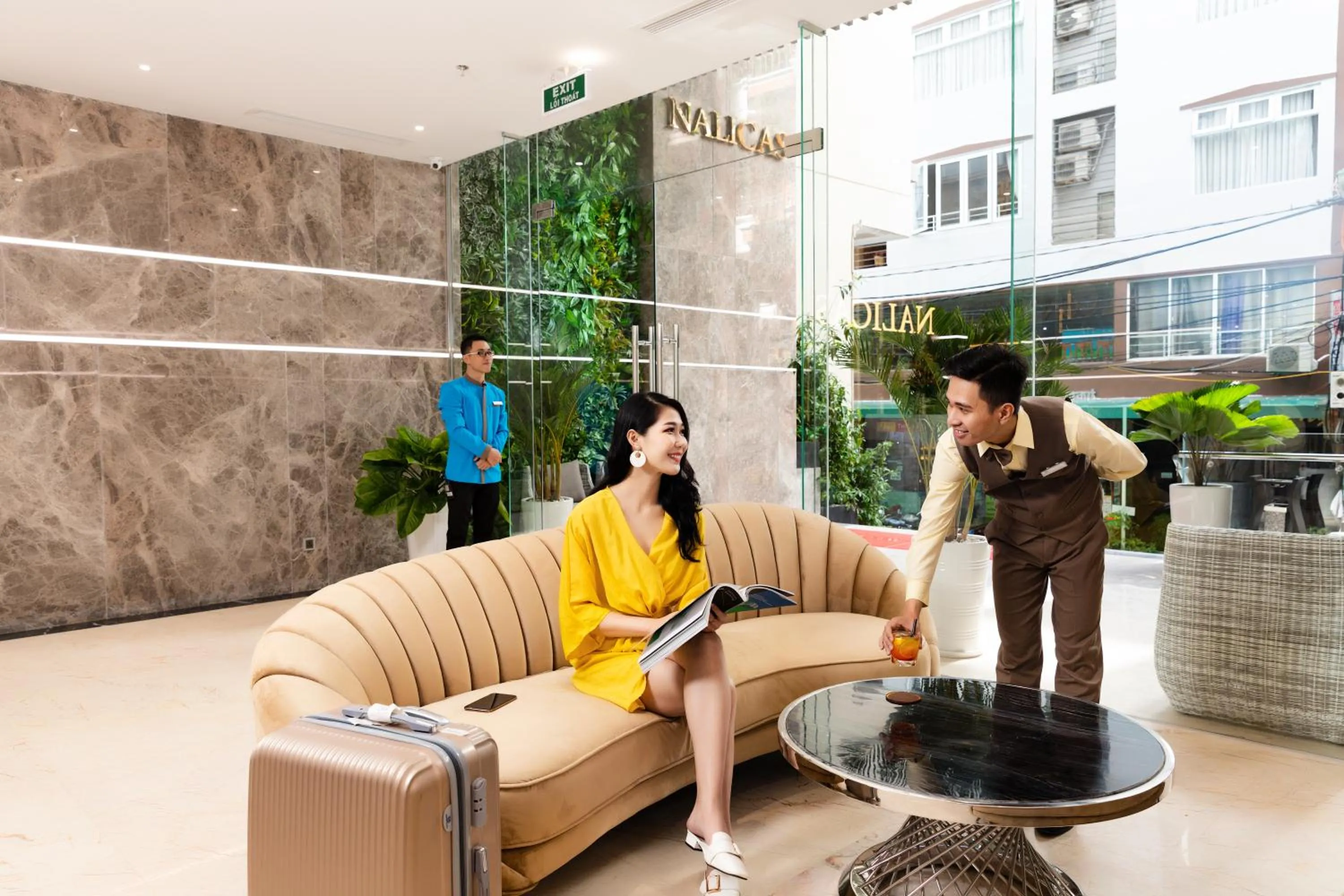 Communal lounge/ TV room in Nalicas Nha Trang Hotel