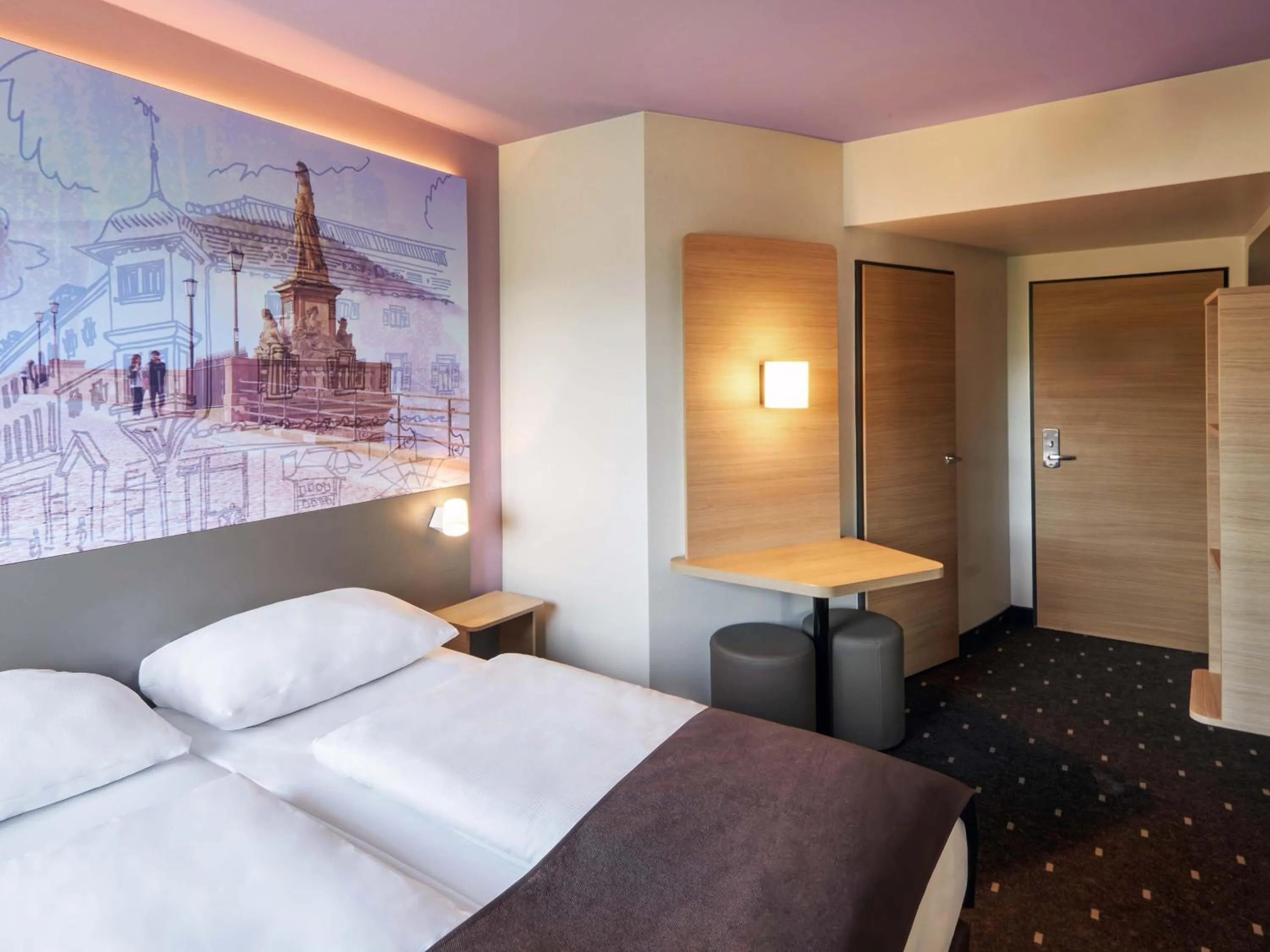 Bed in B&B Hotel Heidelberg