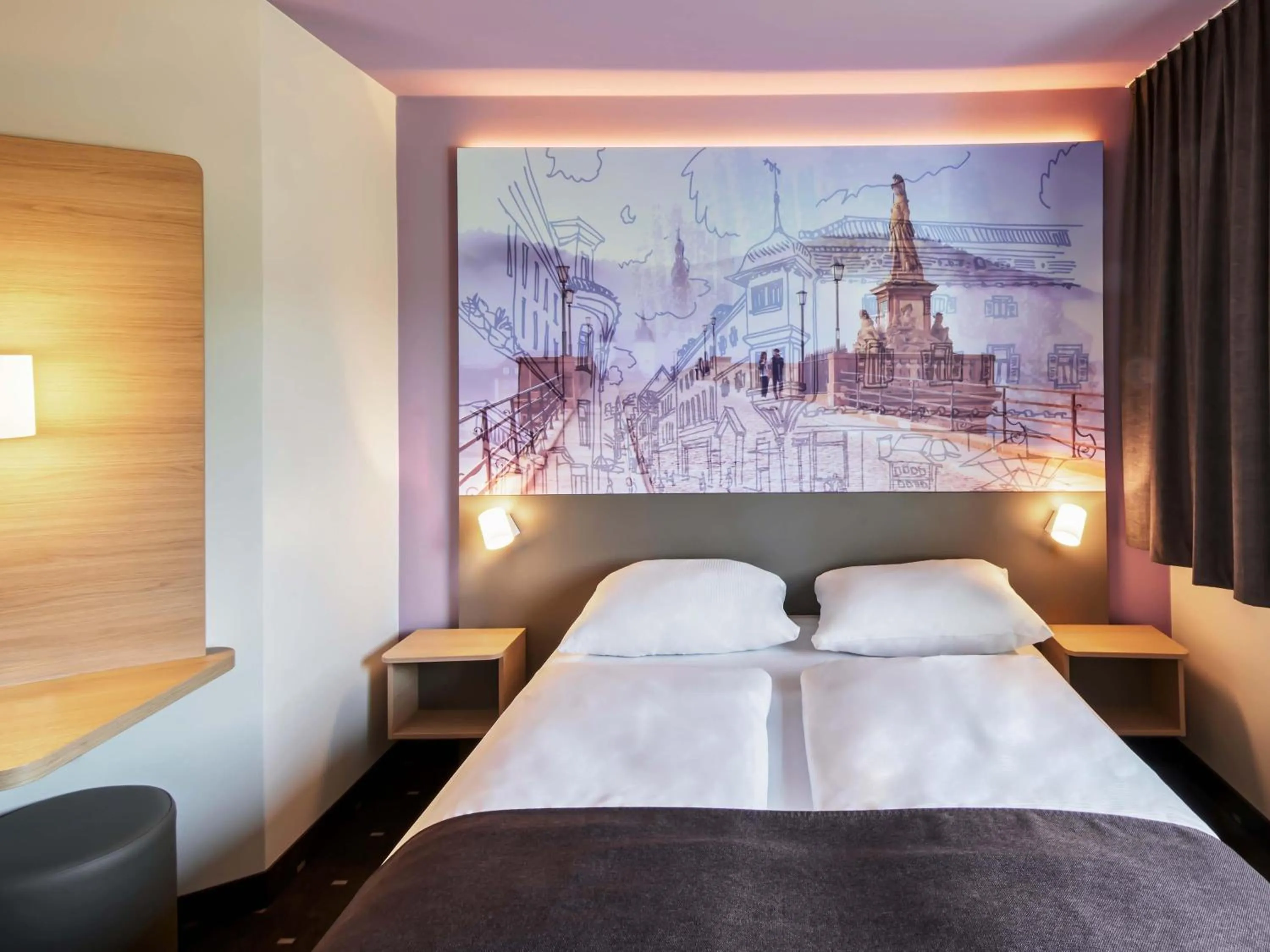 Bed in B&B Hotel Heidelberg