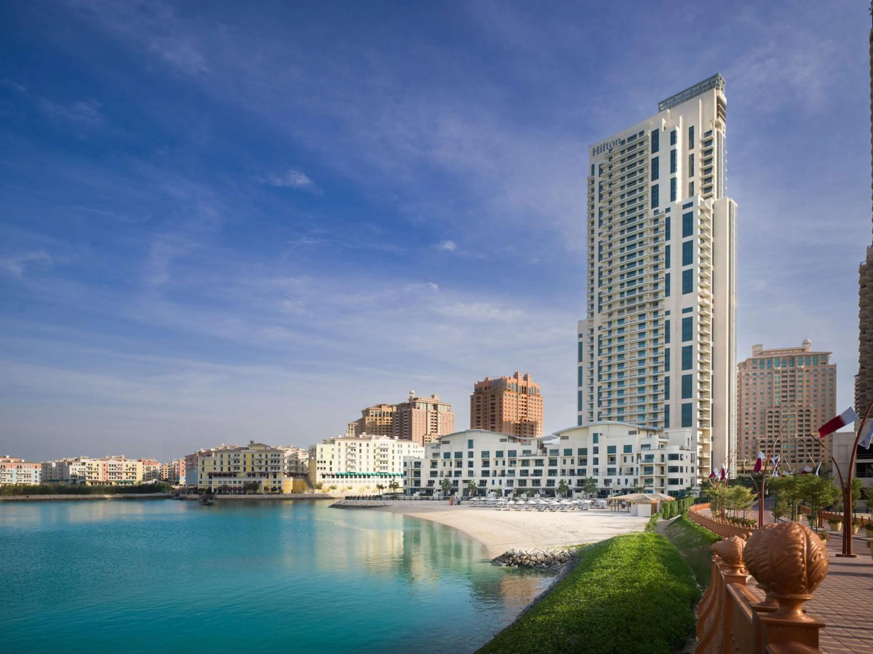 Property building in Hilton Doha The Pearl