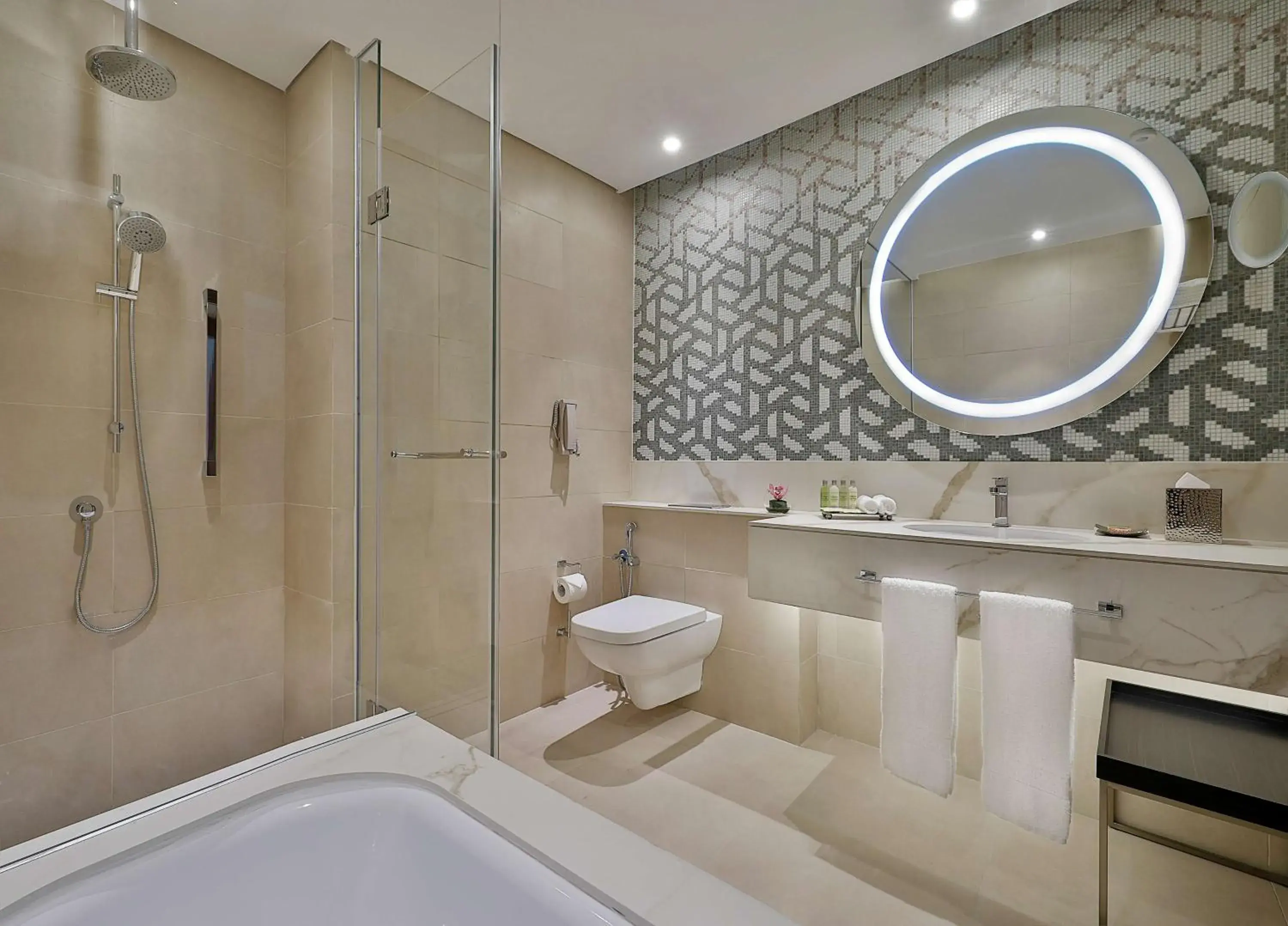 King Studio - Mobility Accessible in Hilton Doha The Pearl King Studio - Mobility Accessible in Hilton Doha The Pearl