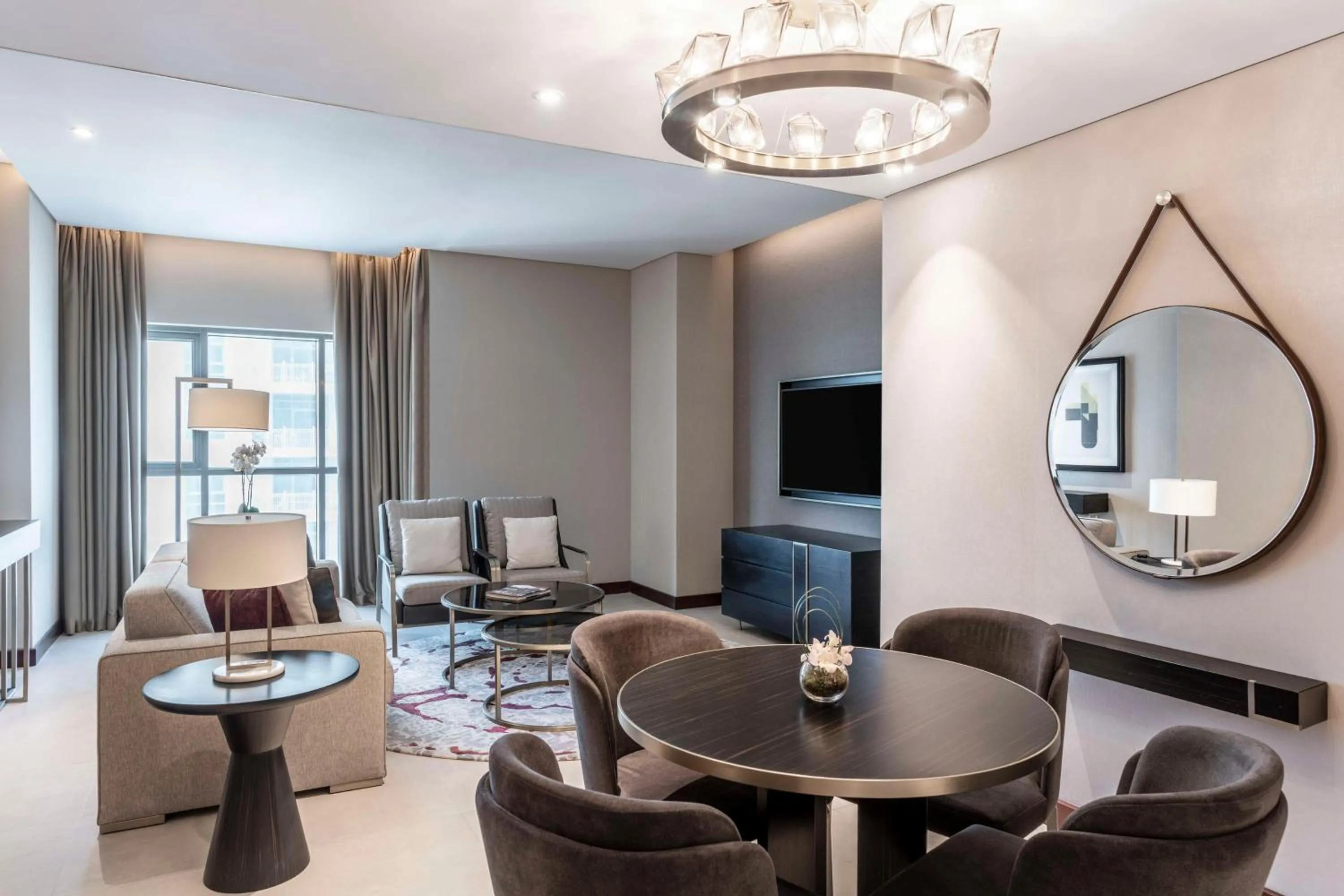 Living room in Hilton Doha The Pearl