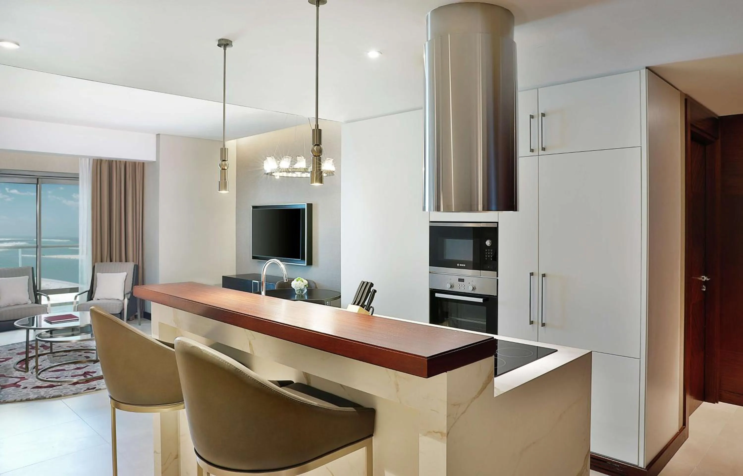 Kitchen or kitchenette in Hilton Doha The Pearl