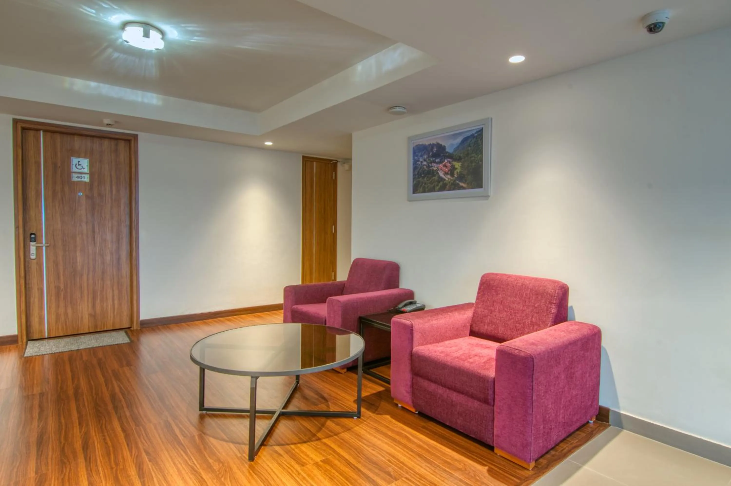 Seating area in Lilac Hotel, 5th Block