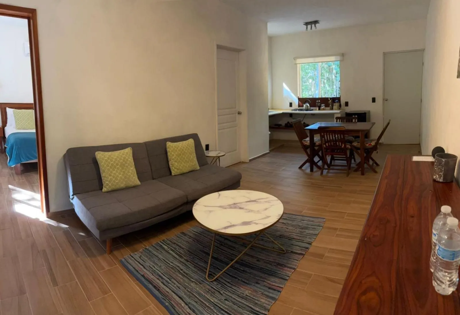 Living room in Casa Kaan Calakmul