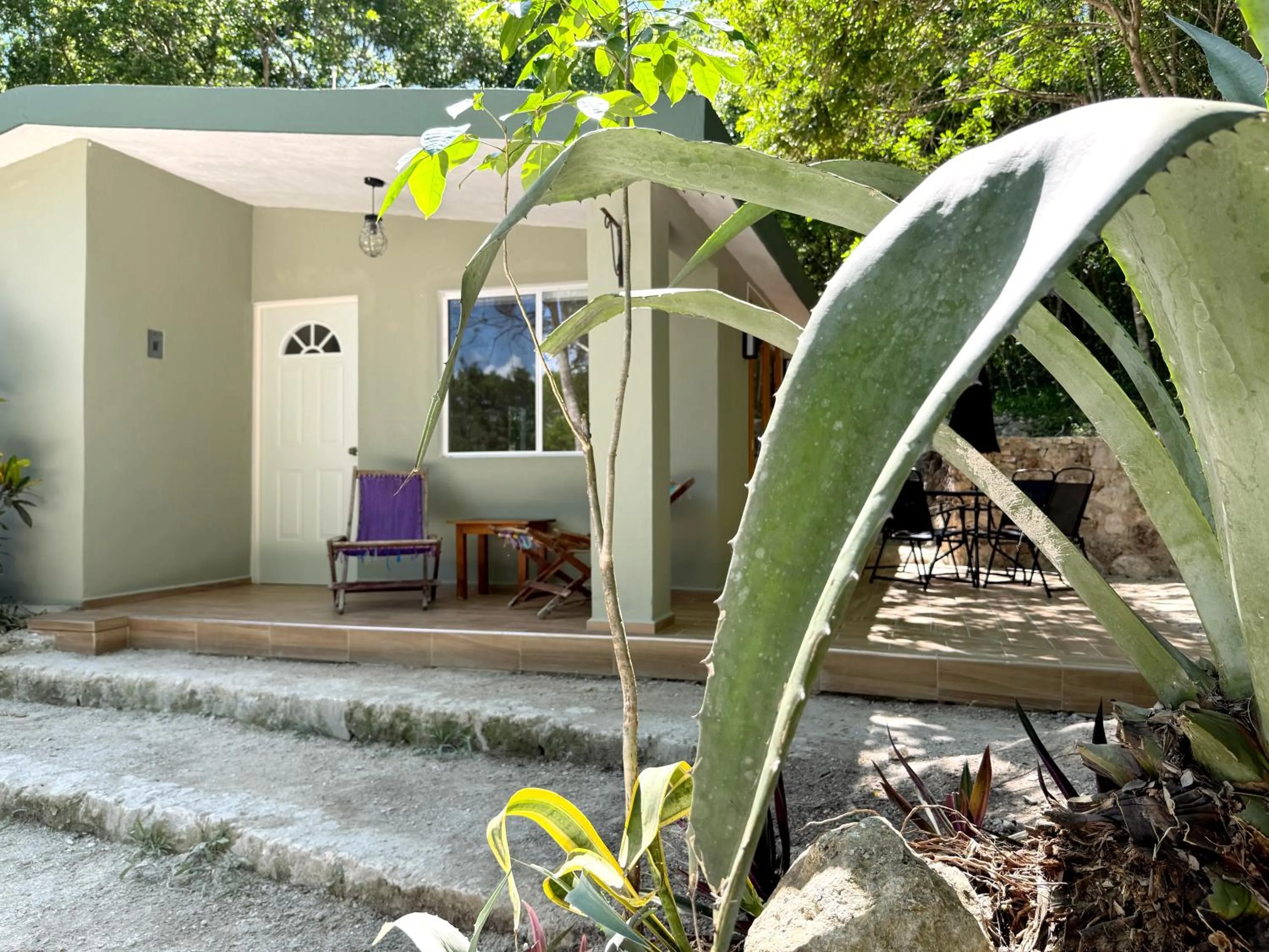 Facade/entrance in Casa Kaan Calakmul