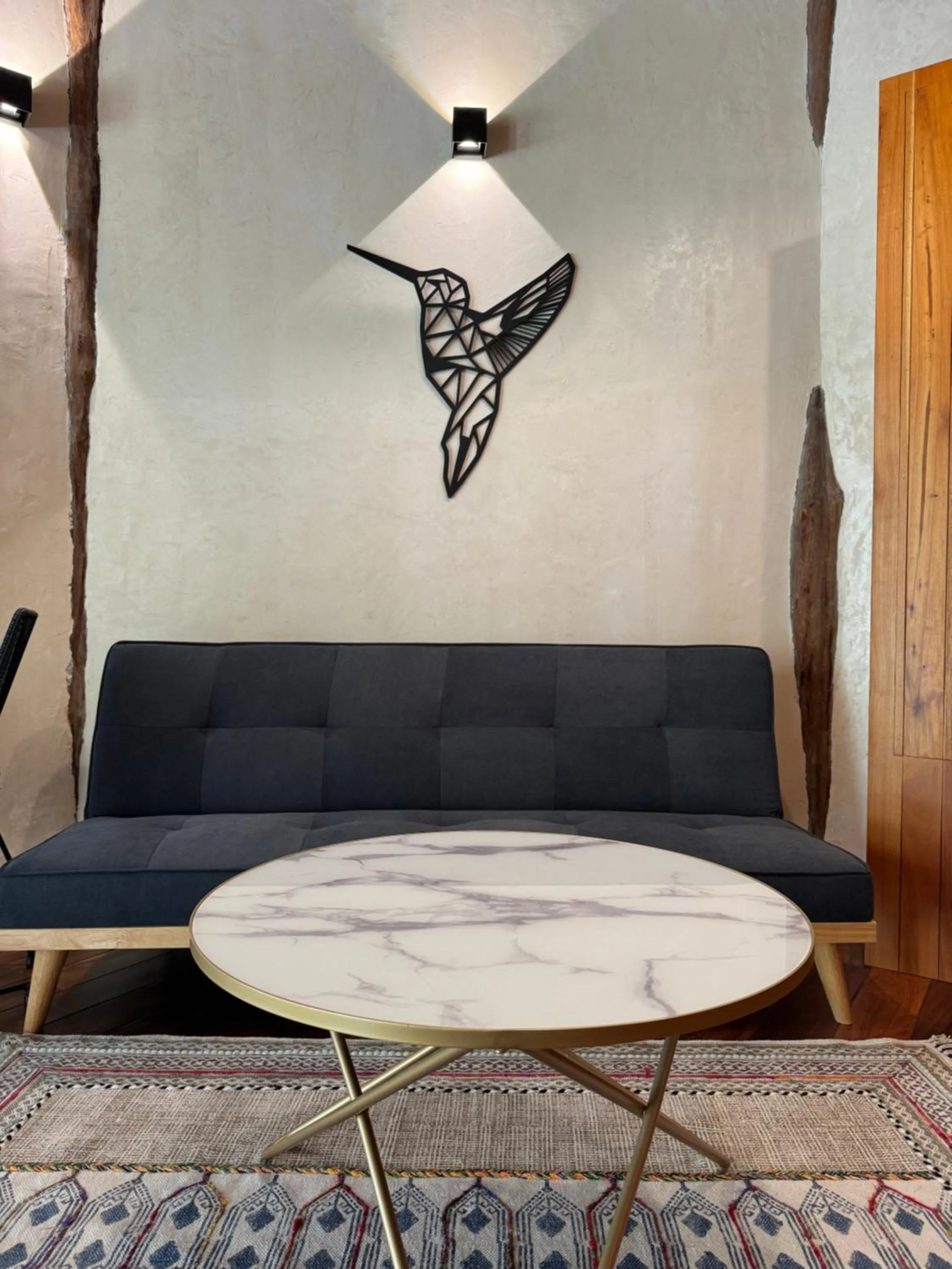 Living room in Casa Kaan Calakmul