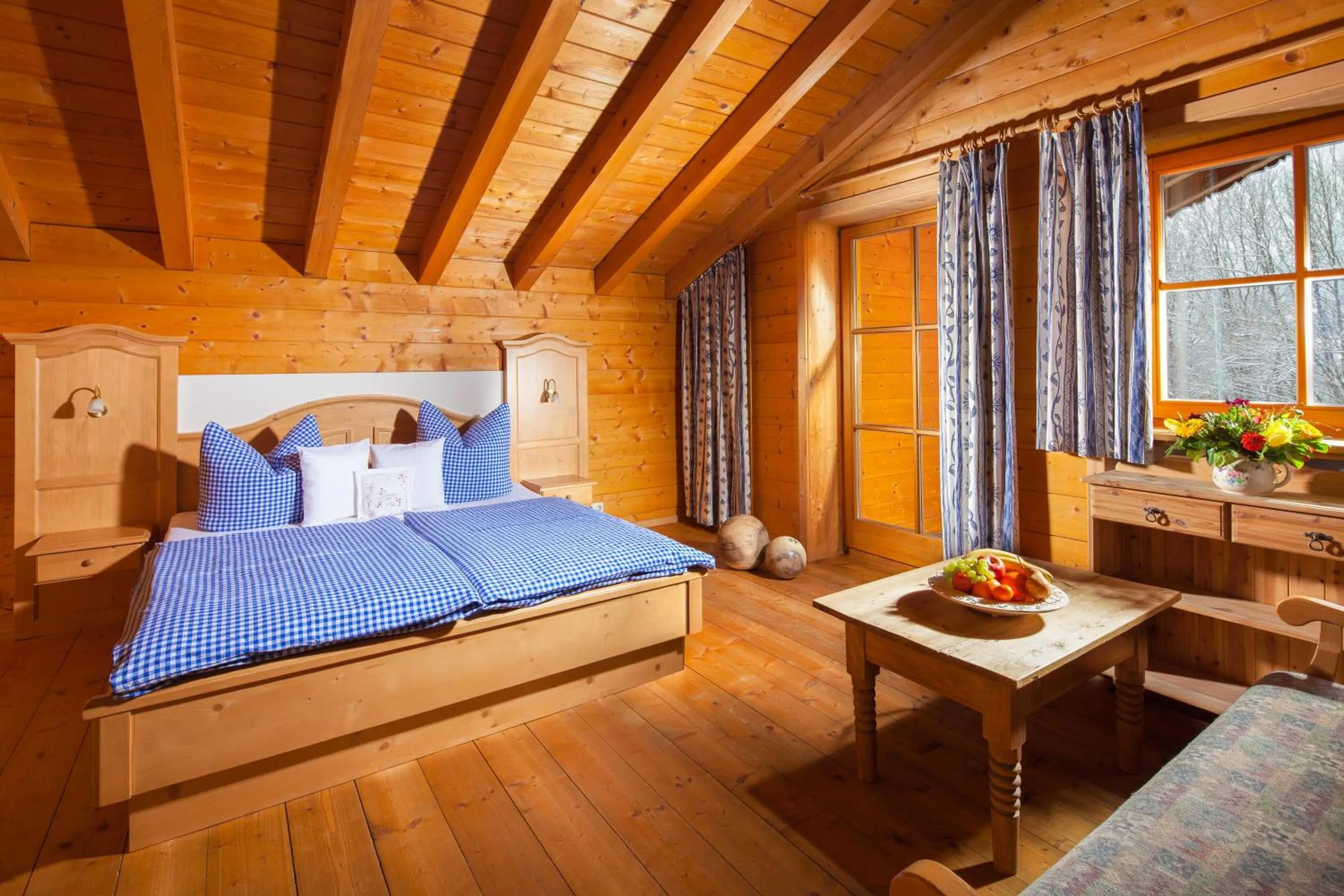 Bed in Gästehaus Pfeffererlehen