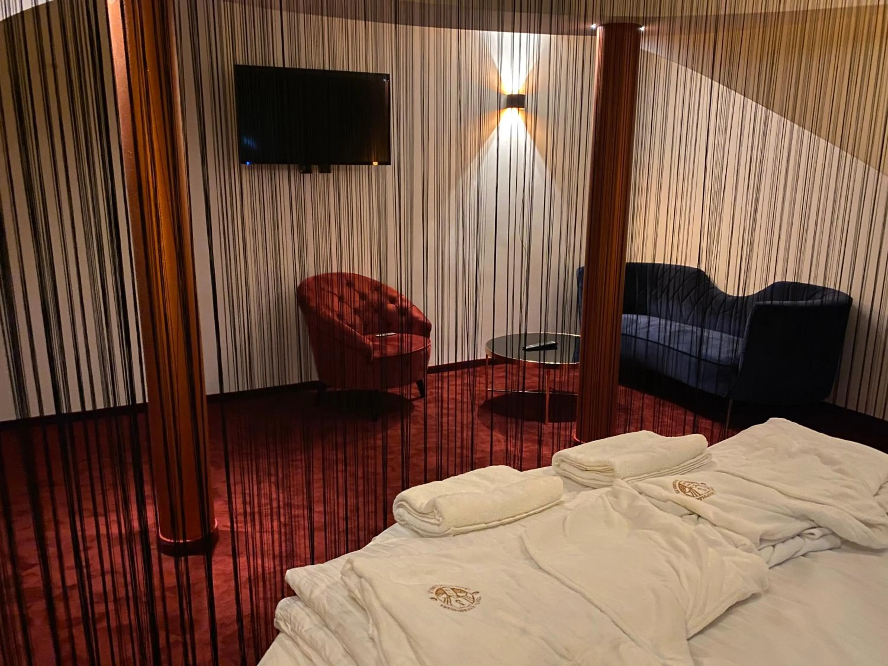 Bed in Zajazd Chata Staropolska