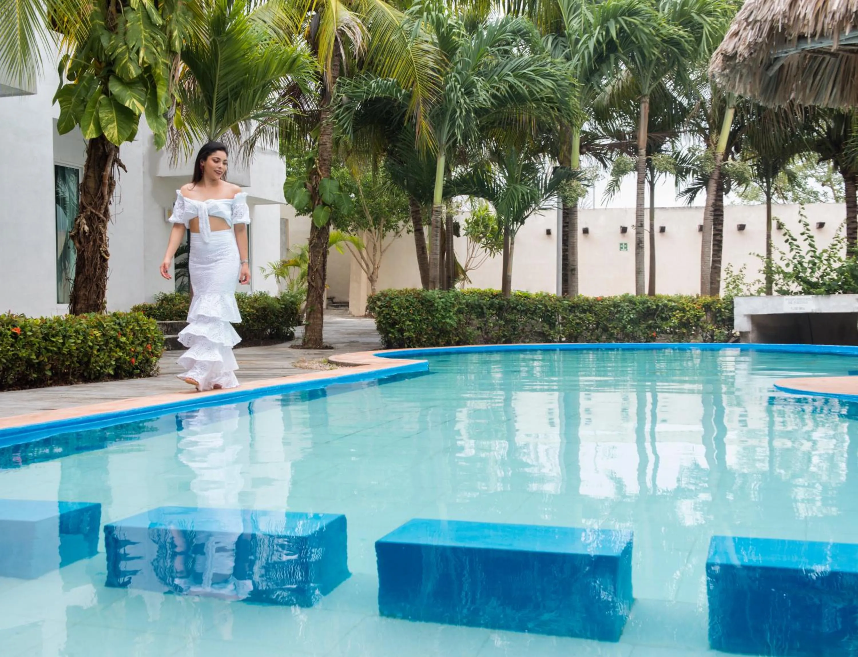 Swimming pool in Paraíso Seyba Hotel