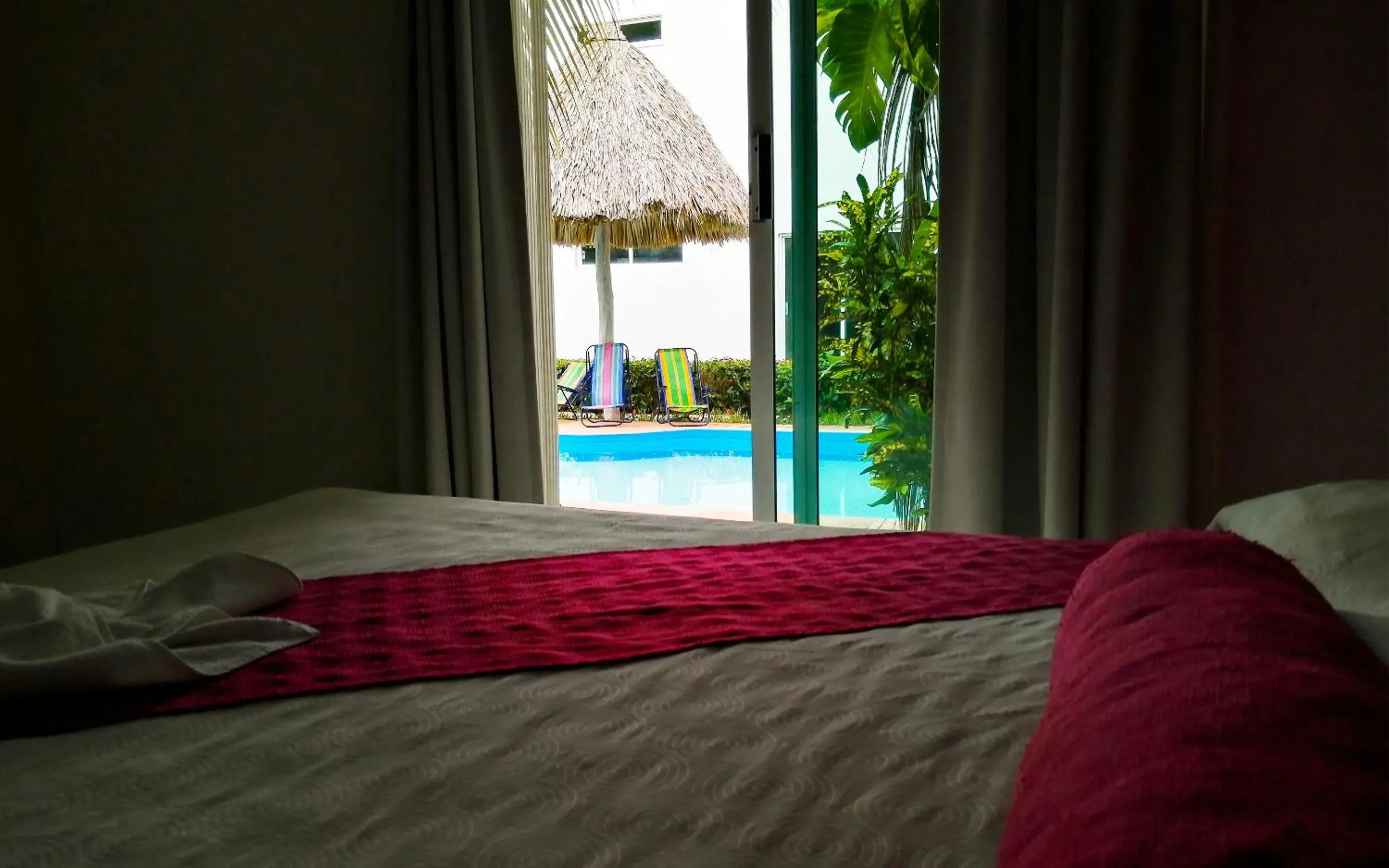 Pool view in Paraíso Seyba Hotel