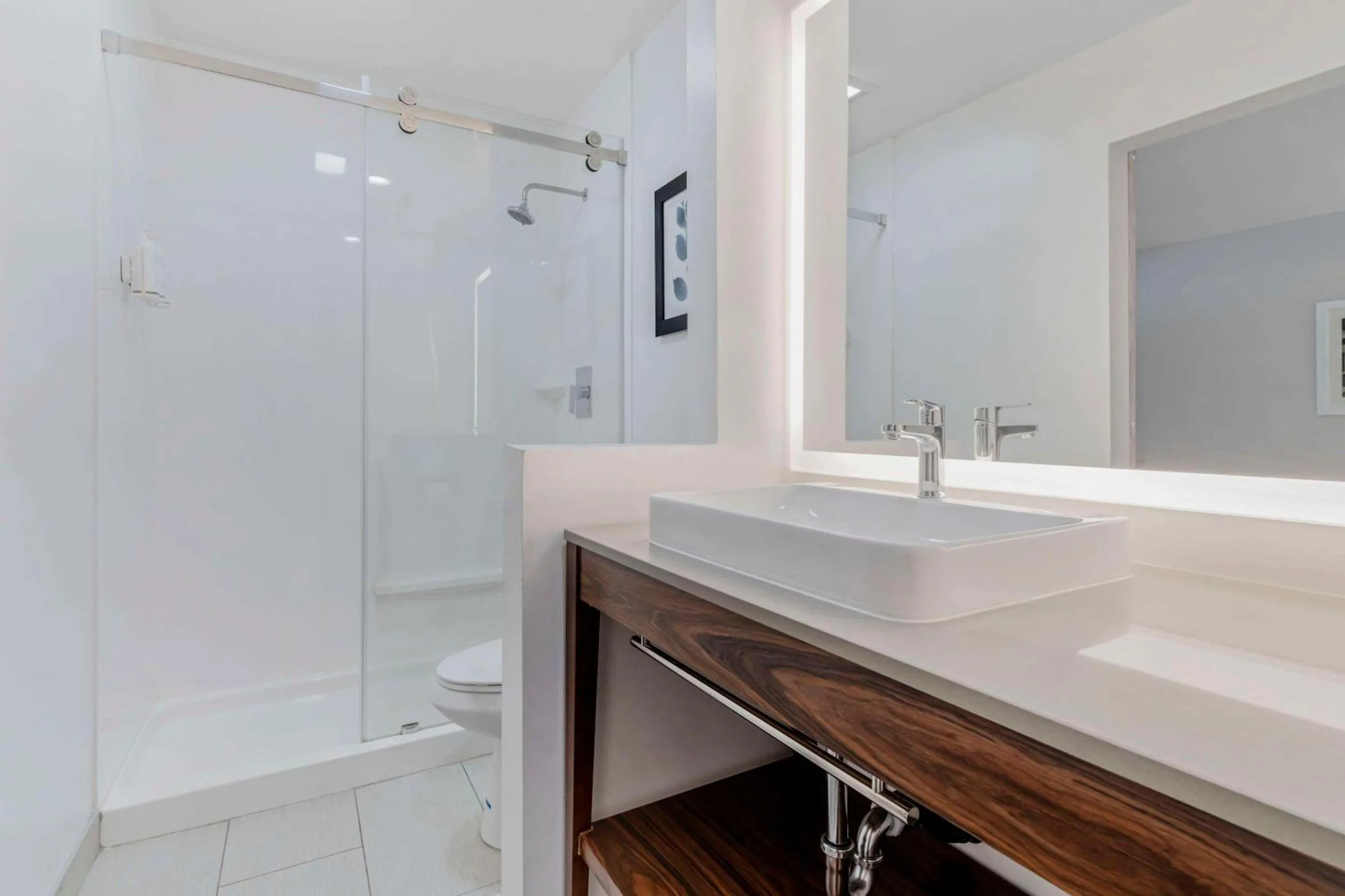 Shower in Country Inn & Suites by Radisson, Vallejo Napa Valley, CA