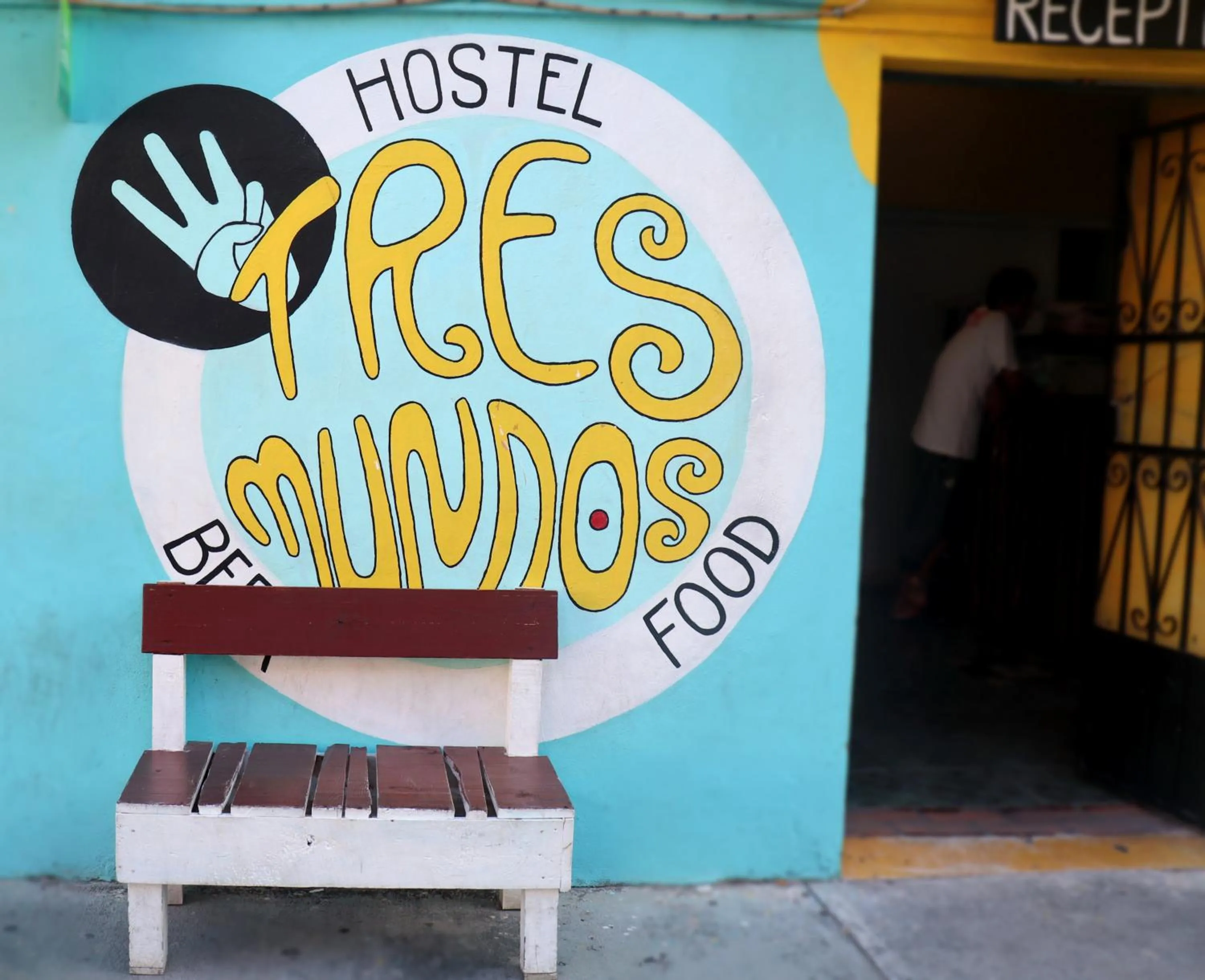 Lobby or reception in Tres Mundos Hostel