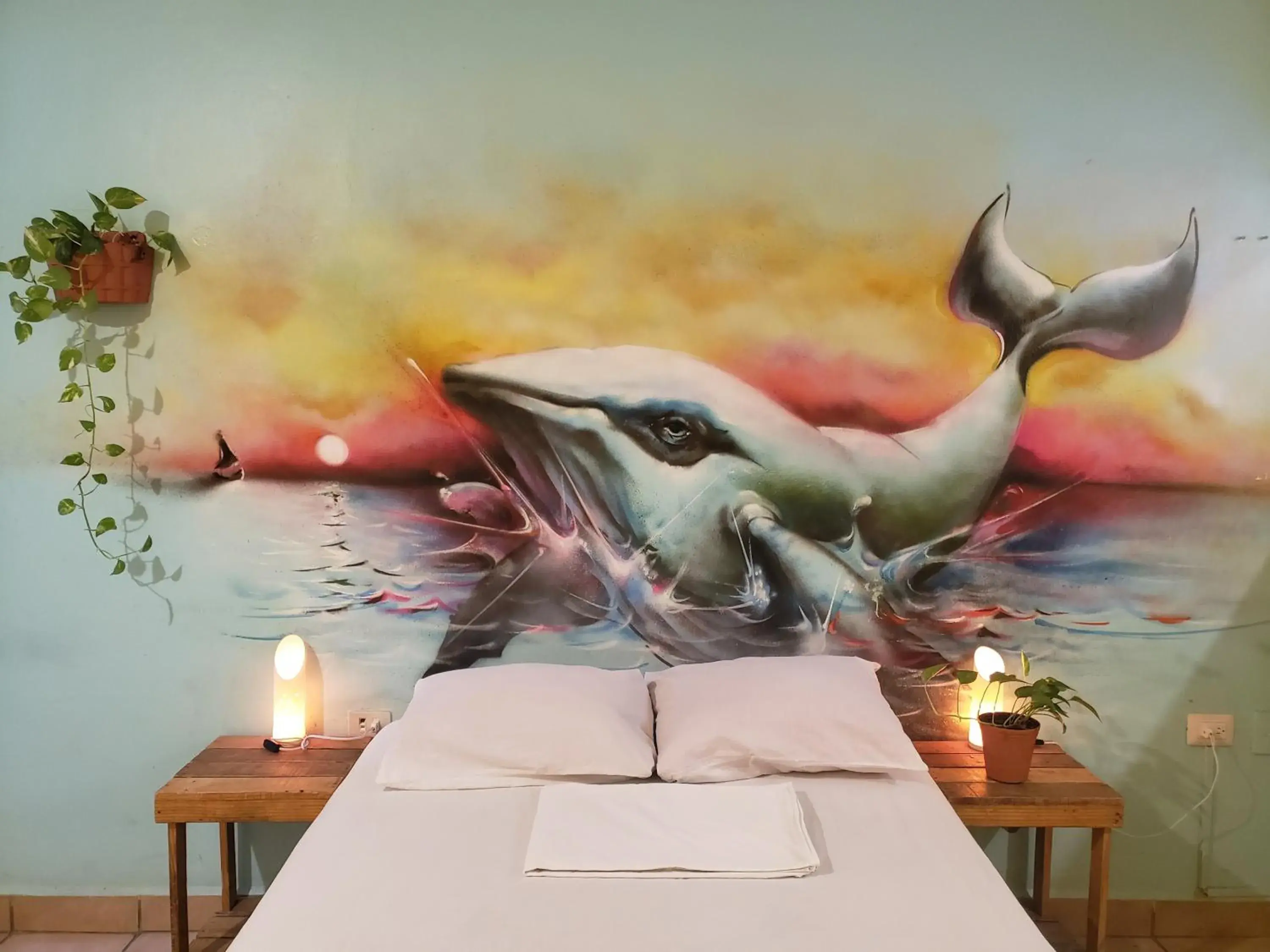 Quadruple Room with Private Bathroom in Tres Mundos Hostel Quadruple Room with Private Bathroom in Tres Mundos Hostel