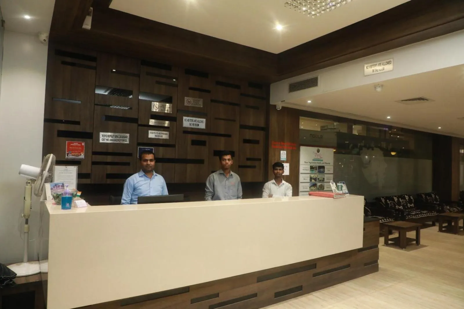 Lobby or reception in The Byke Suraj Club, Junagadh