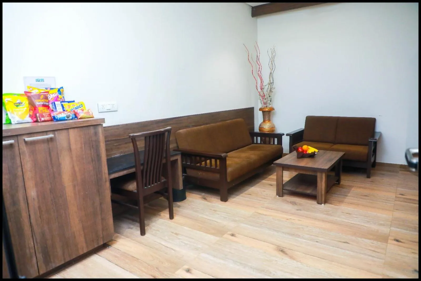 Seating area in The Byke Suraj Club, Junagadh