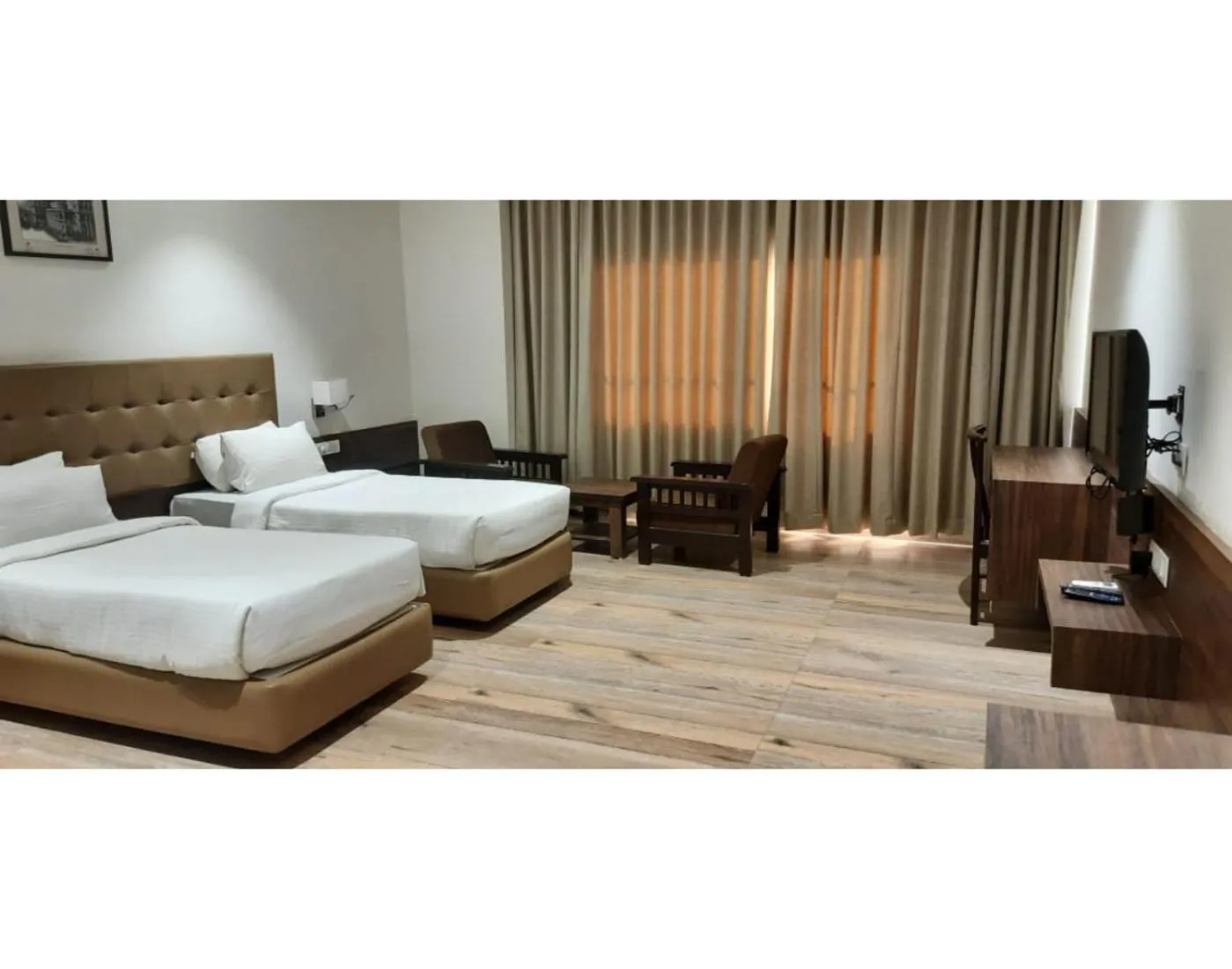 Bed in The Byke Suraj Club, Junagadh