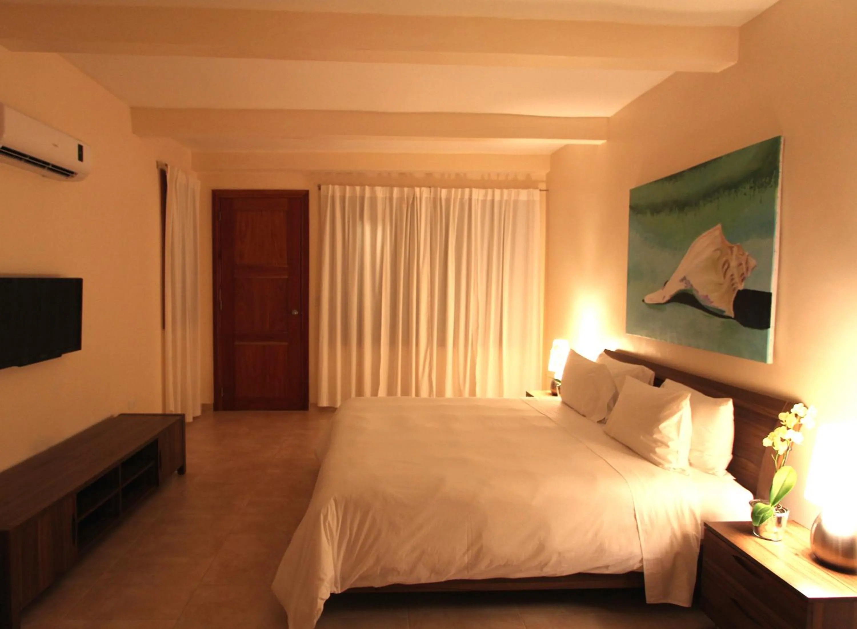 Bed in Playa Venao Hotel Resort