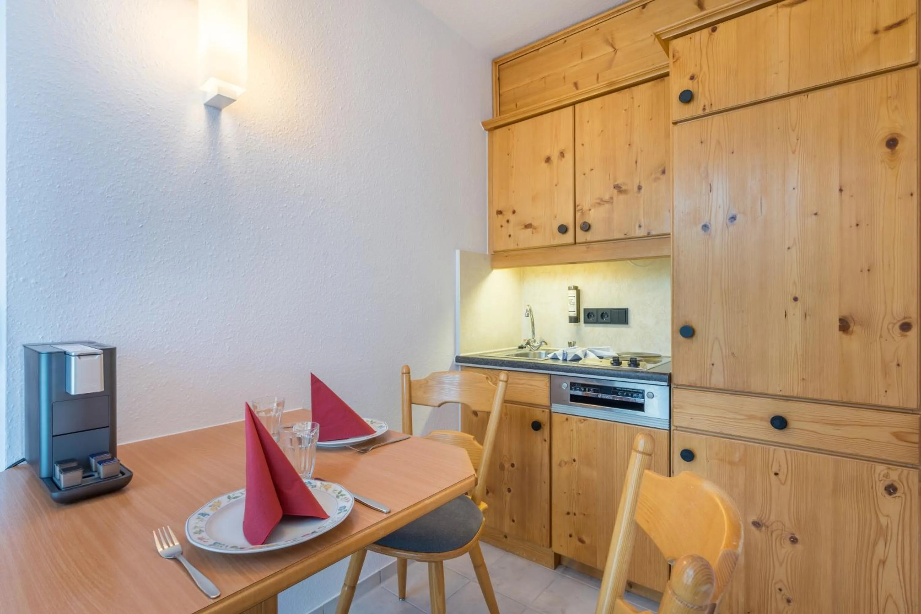 Kitchen or kitchenette in Residenz Hopfensee