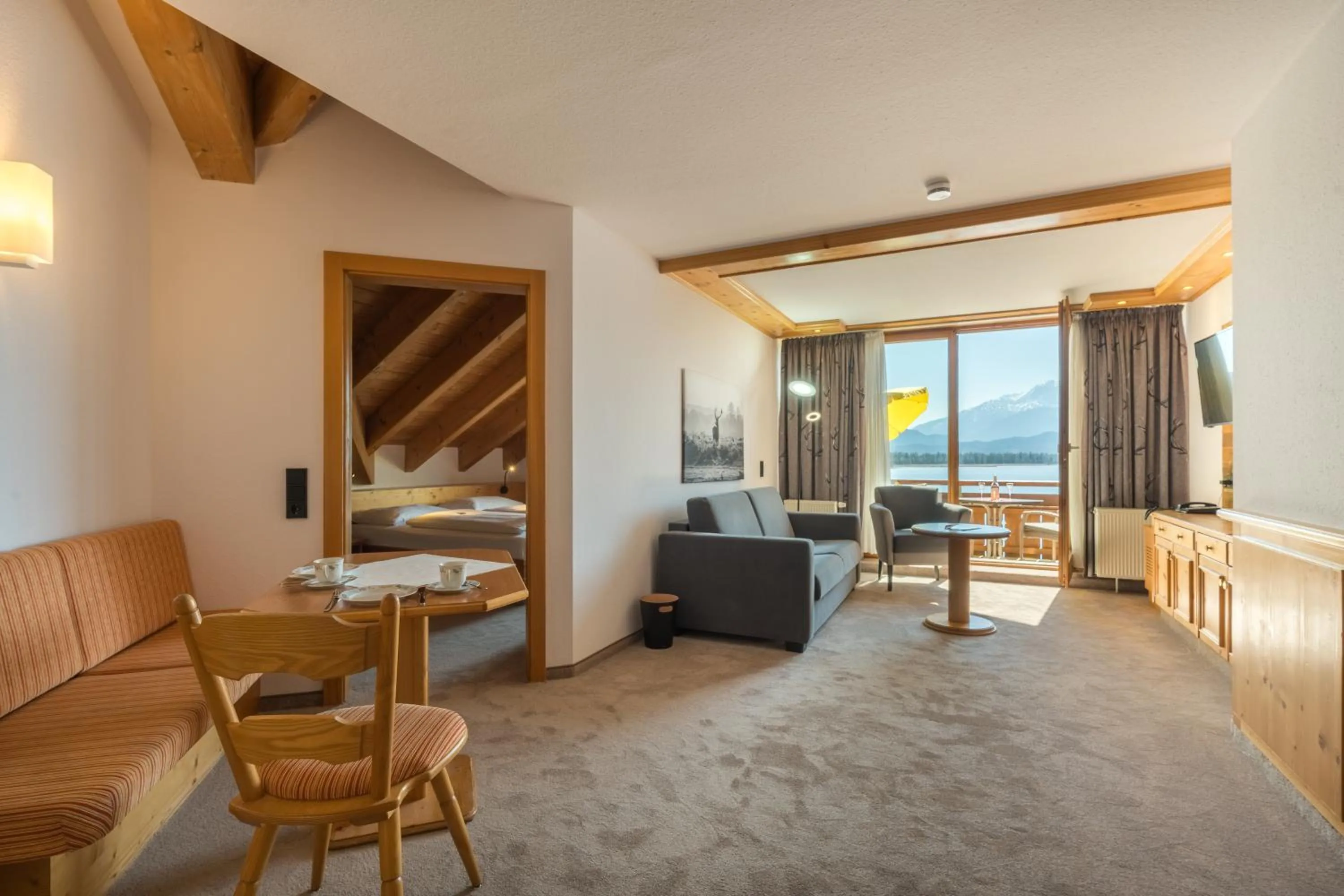 Living room in Residenz Hopfensee