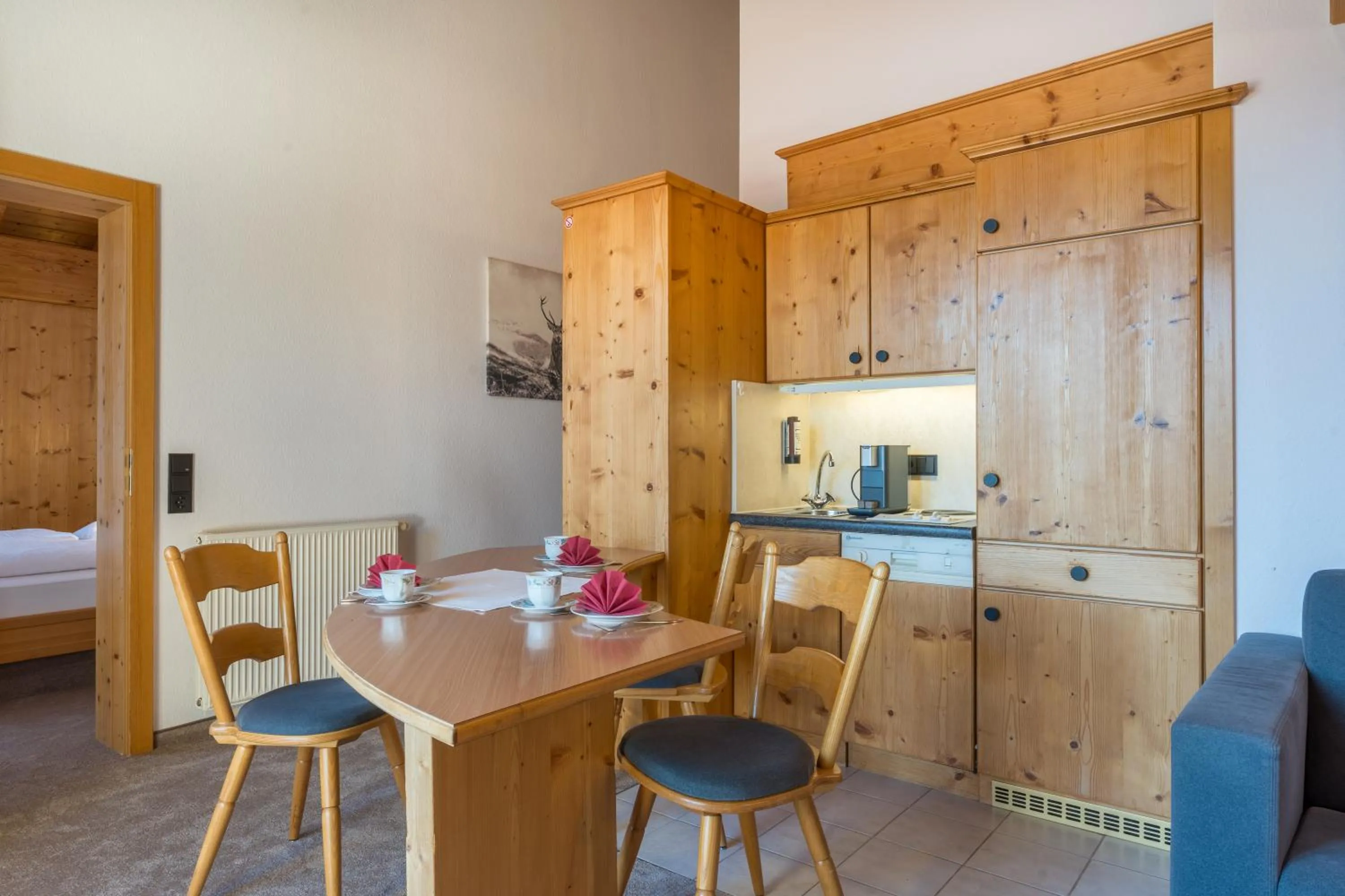 Kitchen or kitchenette in Residenz Hopfensee