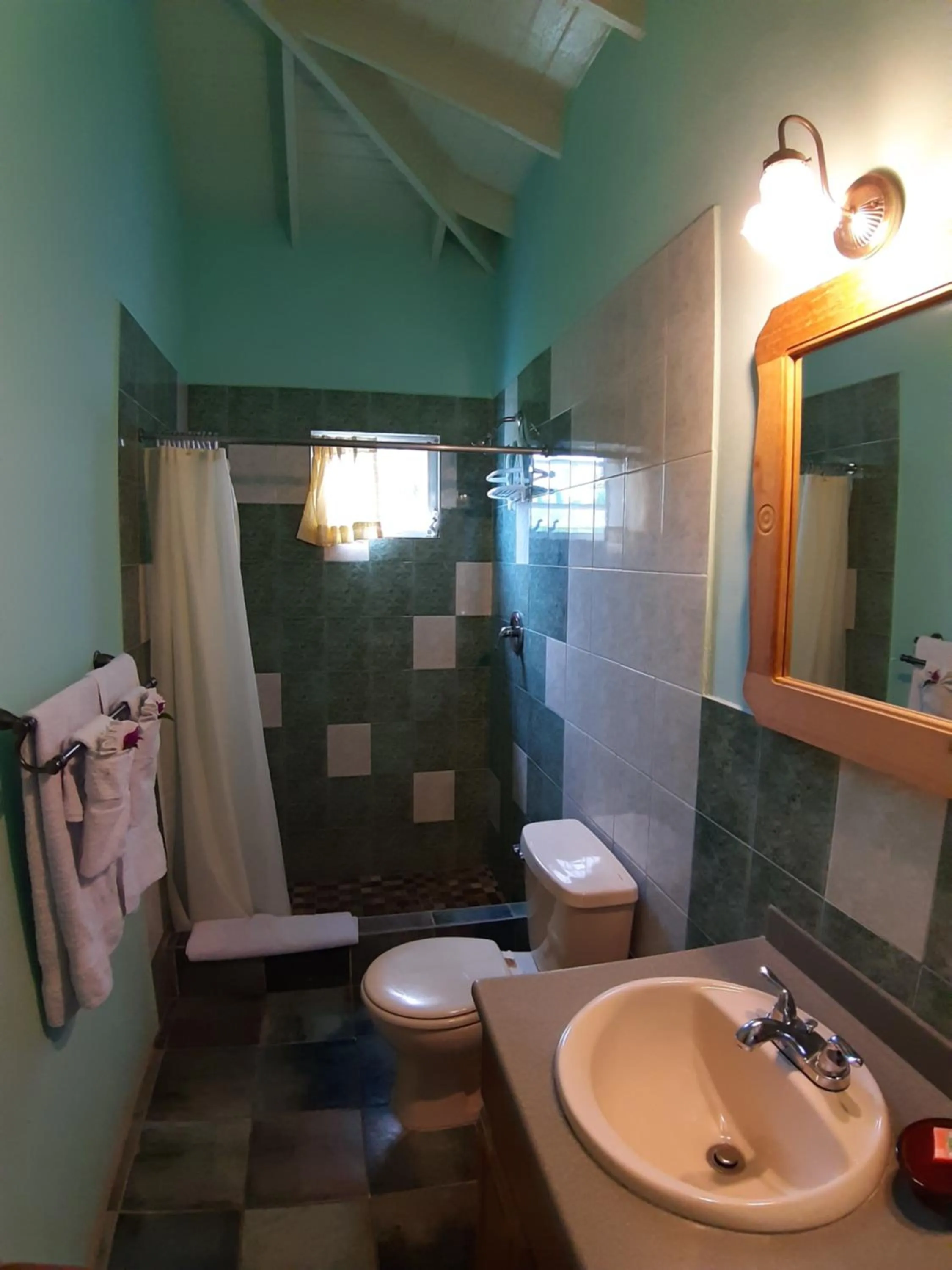 Bathroom in Lamblion Holiday Apartment