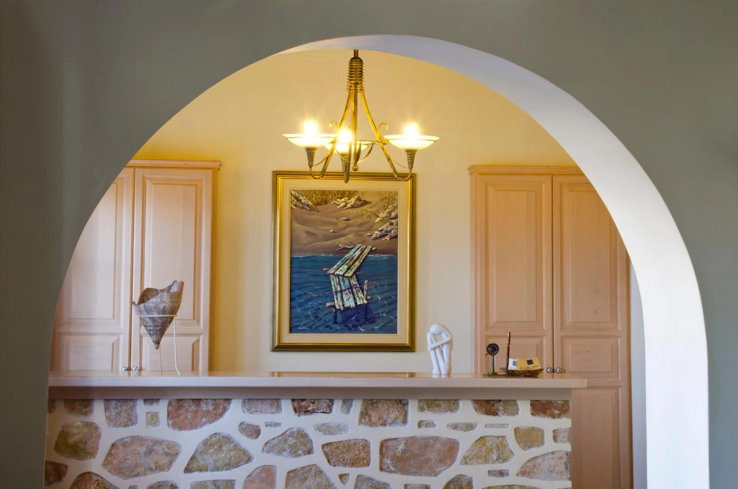 Lobby or reception in Kallisti Hotel