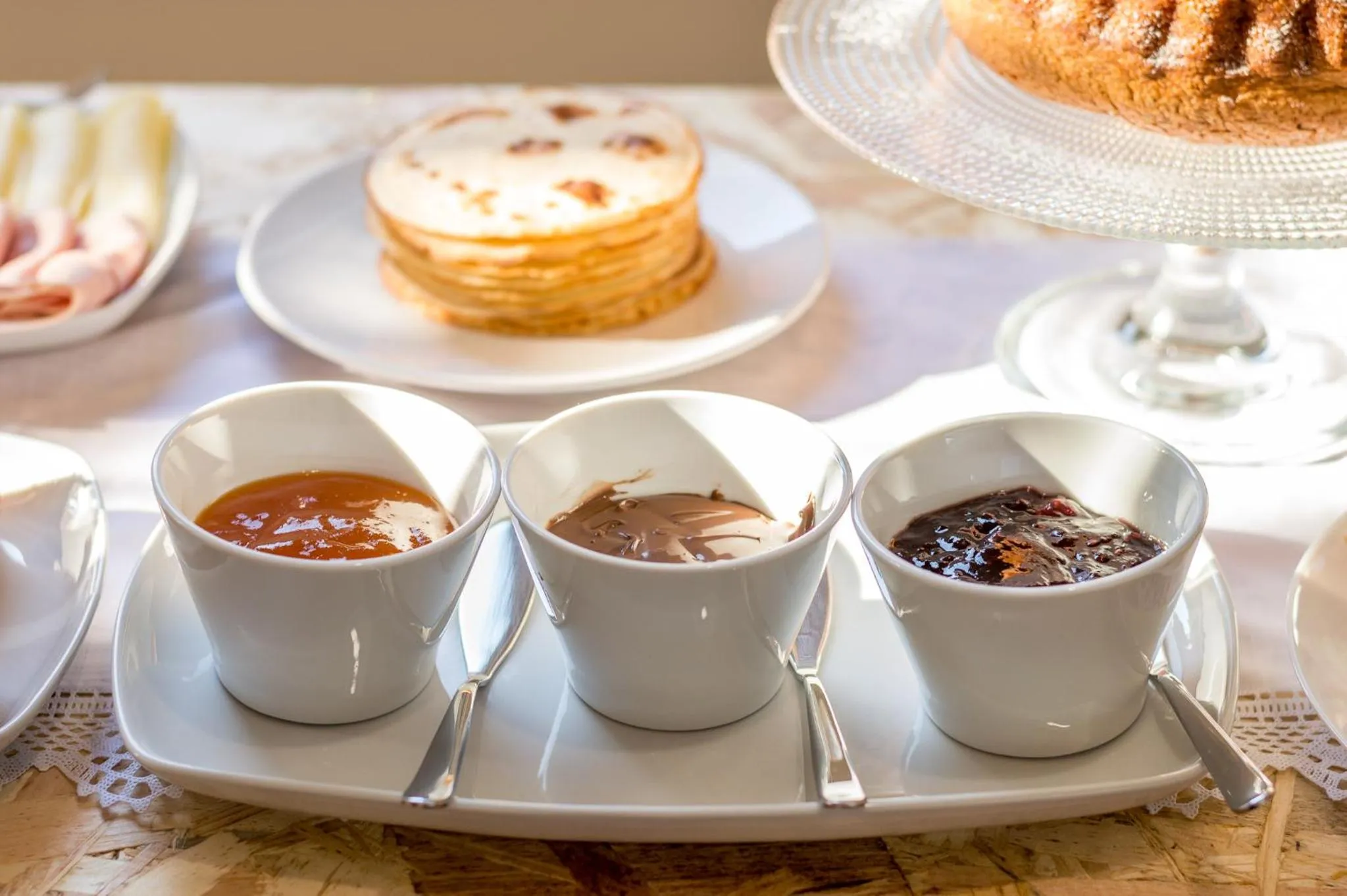 Breakfast in Queen's Garden Hostel