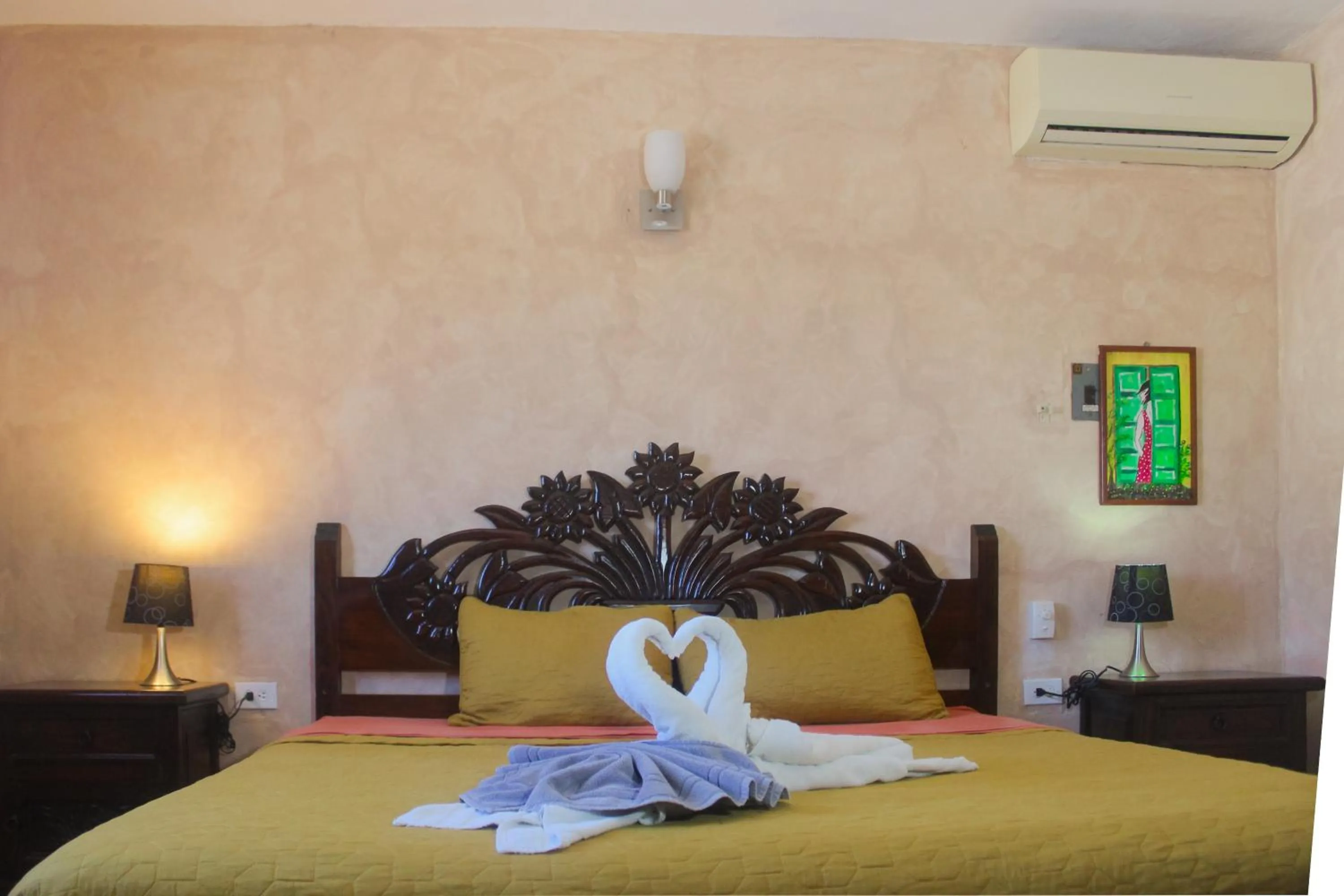 Bed in Hotel La Casona Real