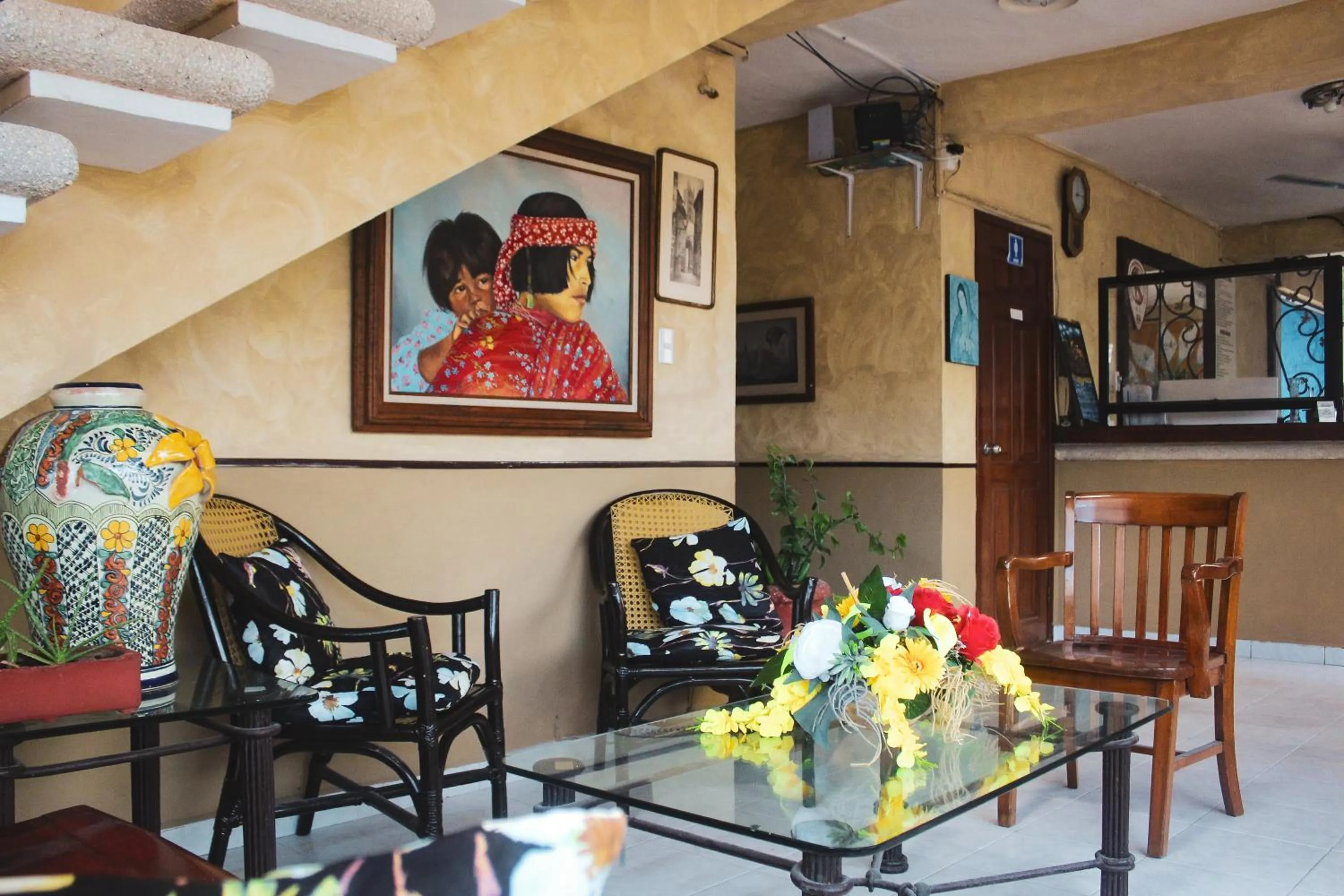 Lobby or reception in Hotel La Casona Real