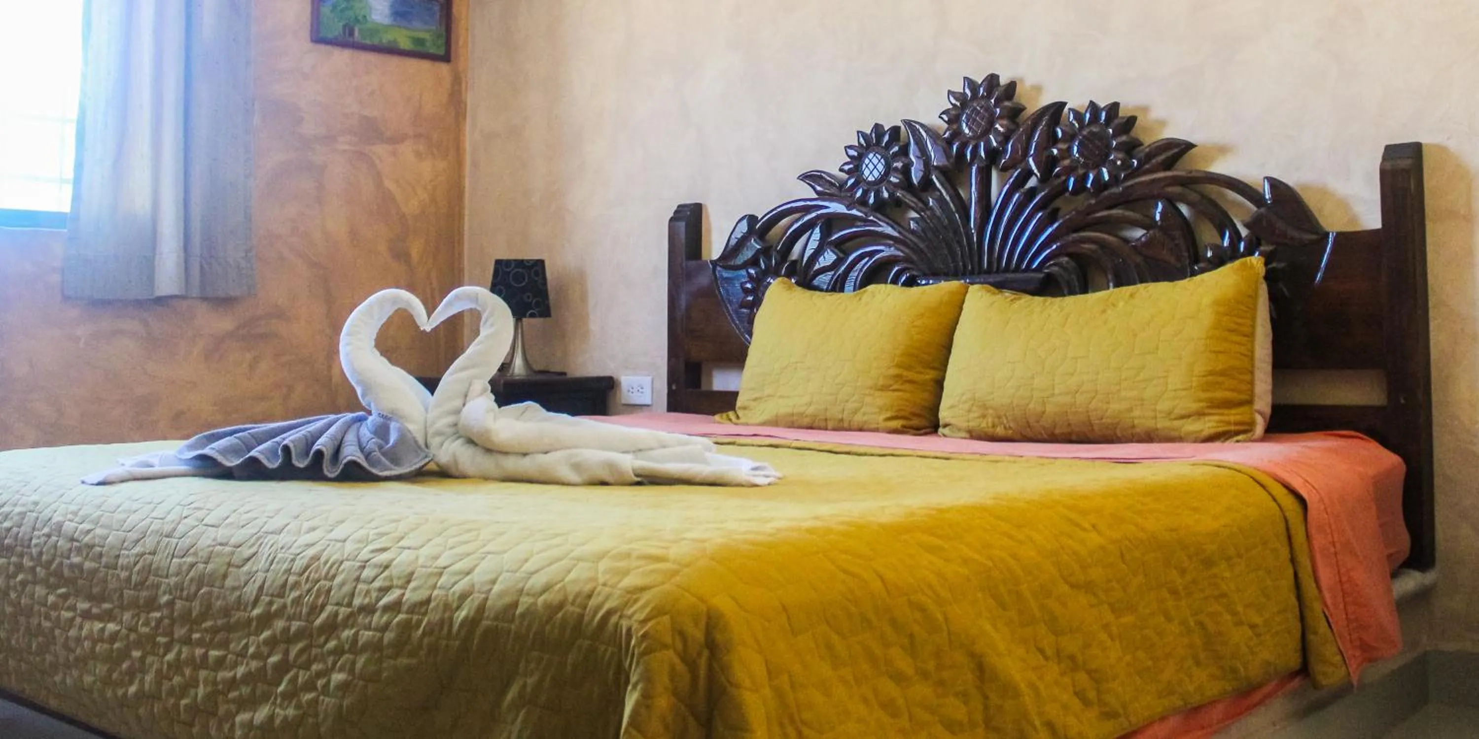 Bed in Hotel La Casona Real