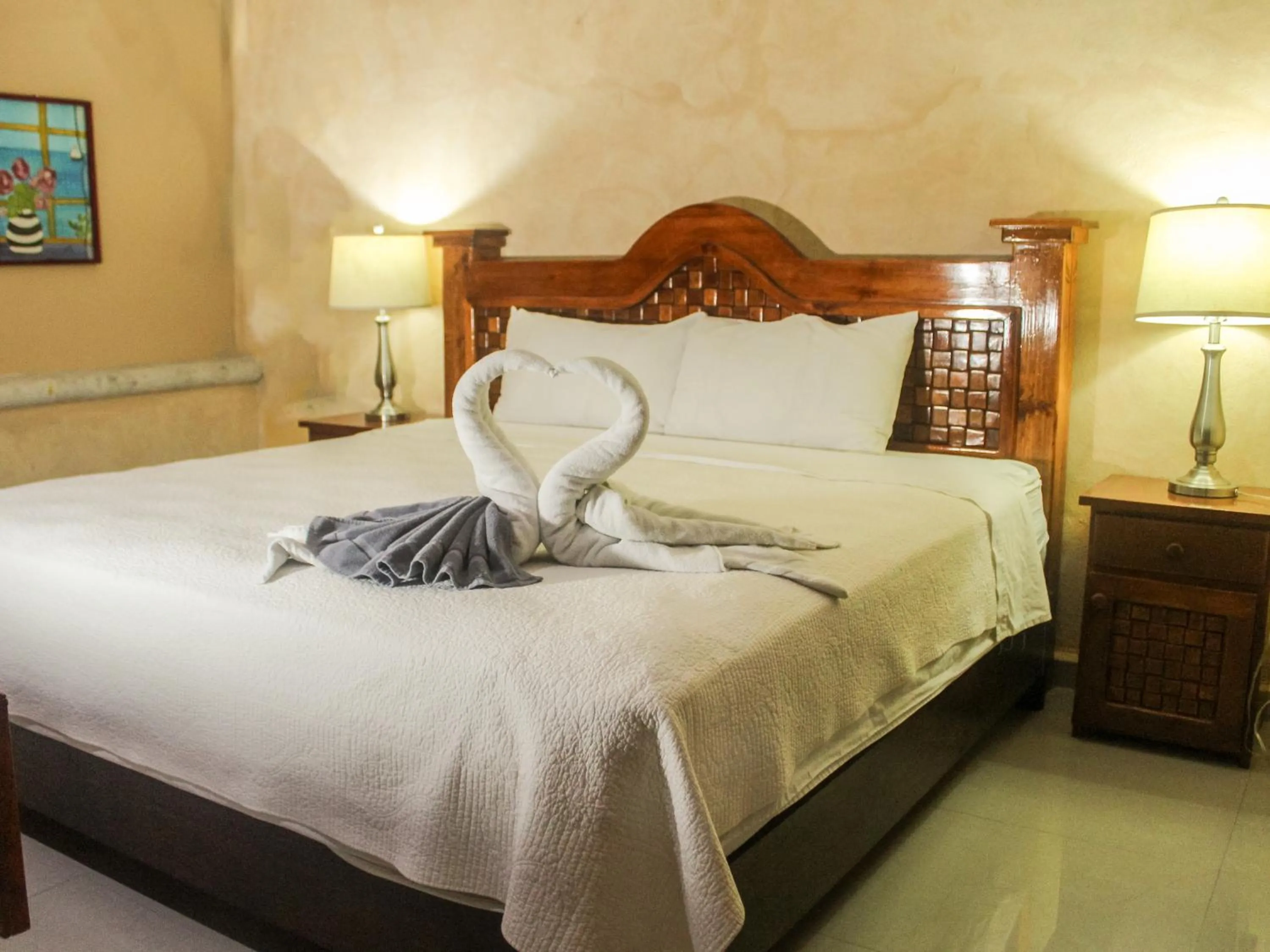 Bed in Hotel La Casona Real