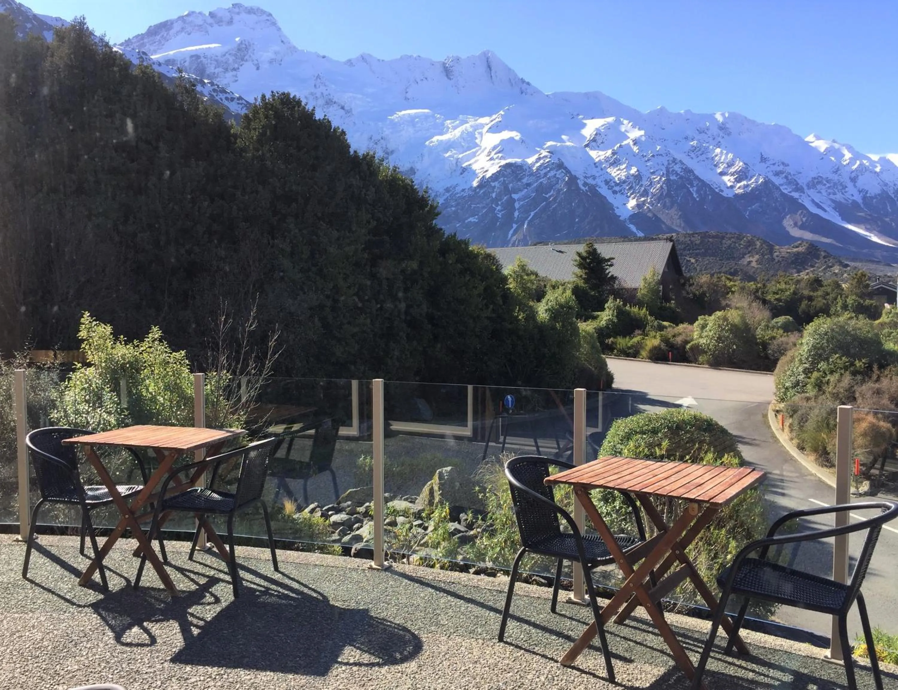 Balcony/Terrace in Aoraki Mount Cook Alpine Lodge