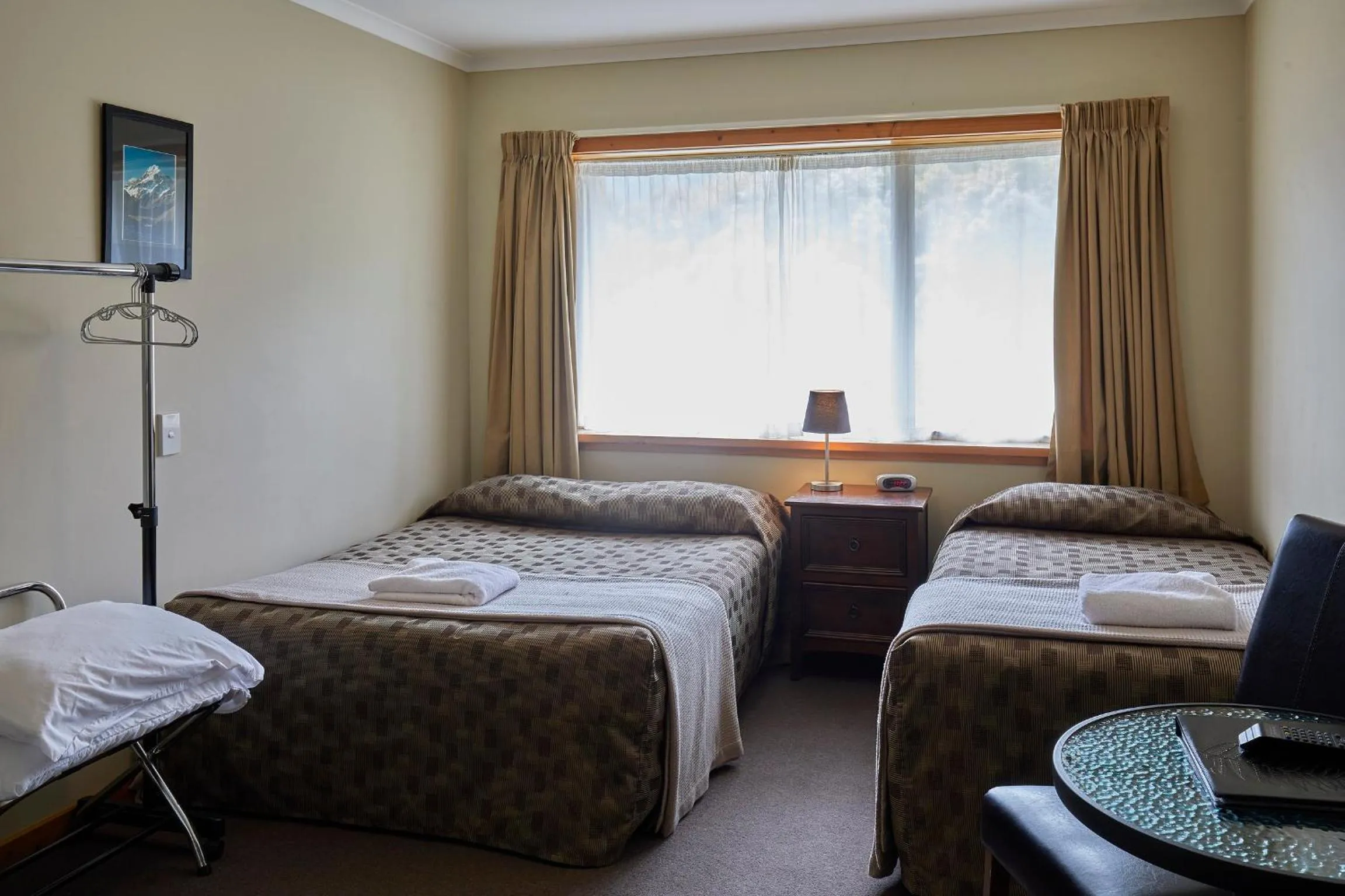 Photo of the whole room, Bed in Aoraki Mount Cook Alpine Lodge