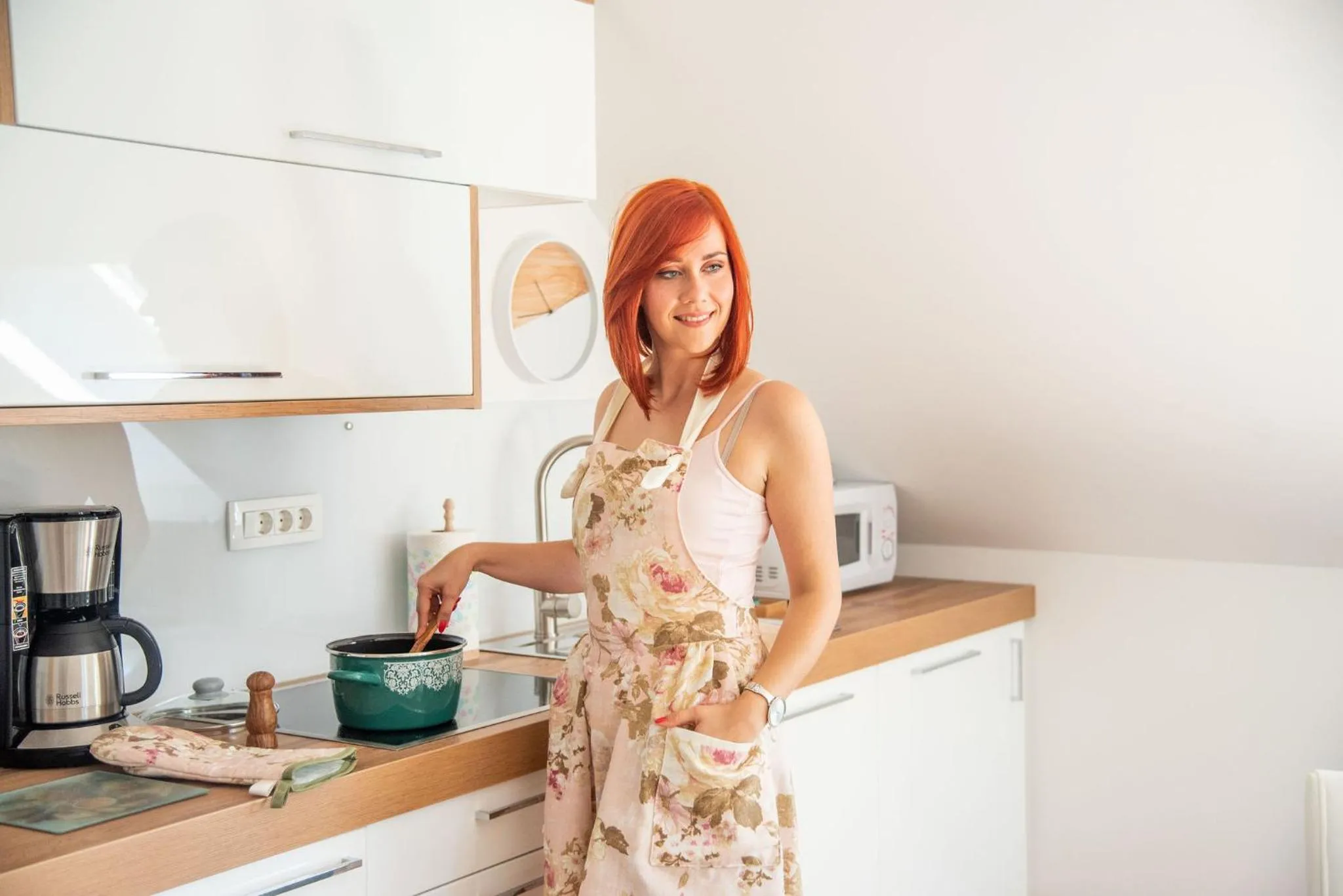 Kitchen or kitchenette in Apartmaji Urška