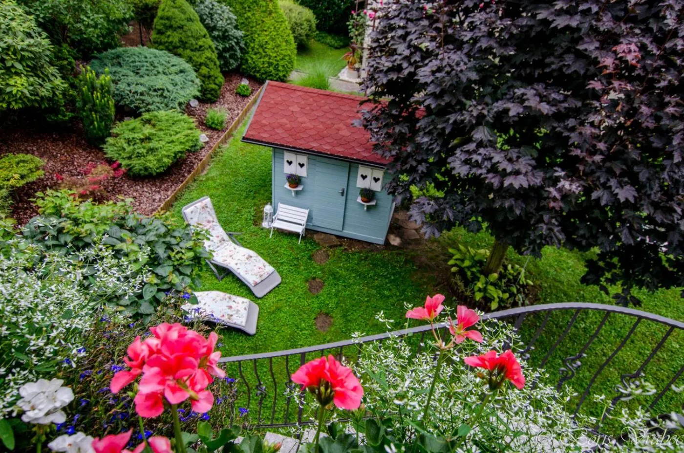 Garden in Apartmaji Urška