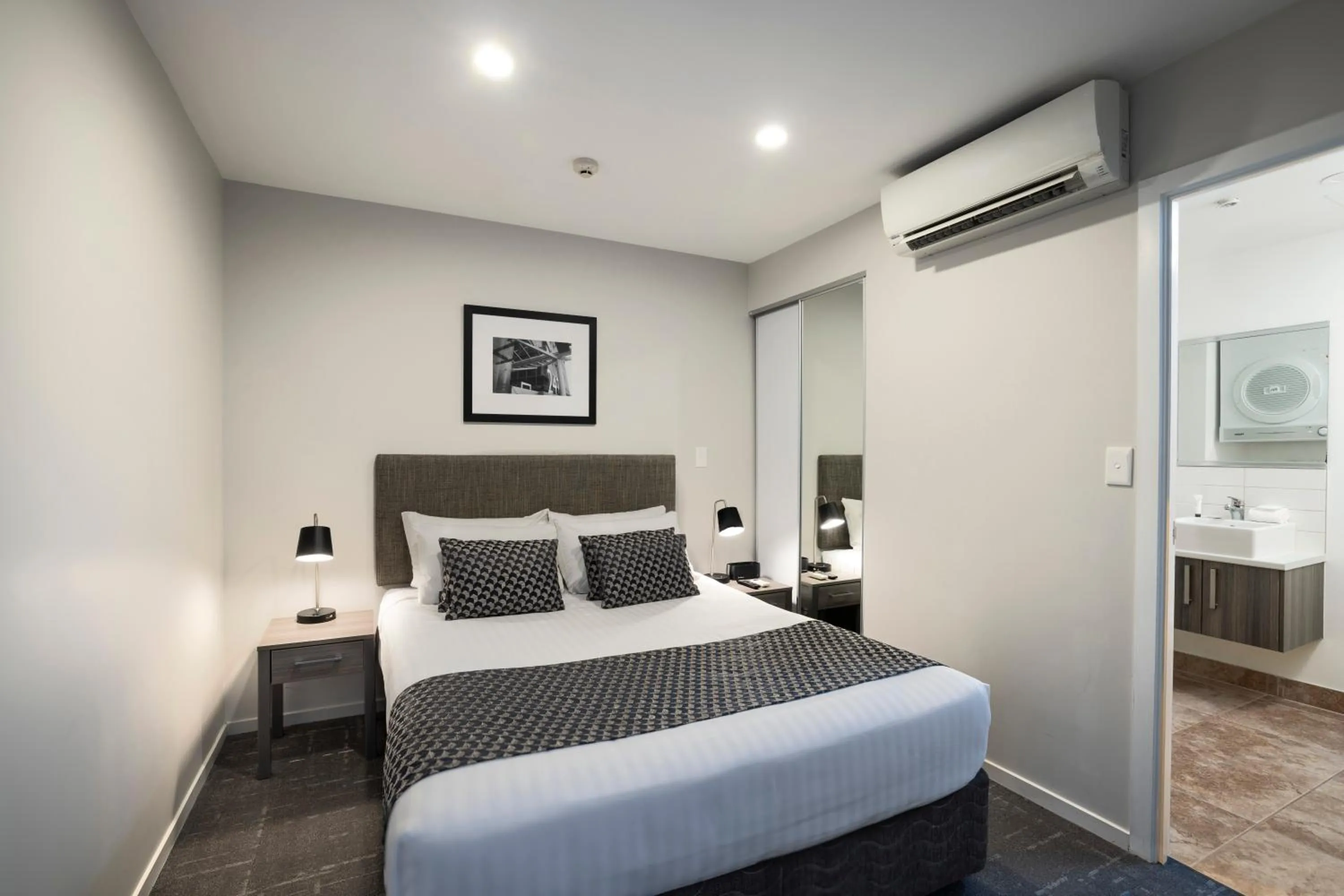 Bed in Quest on Beaumont