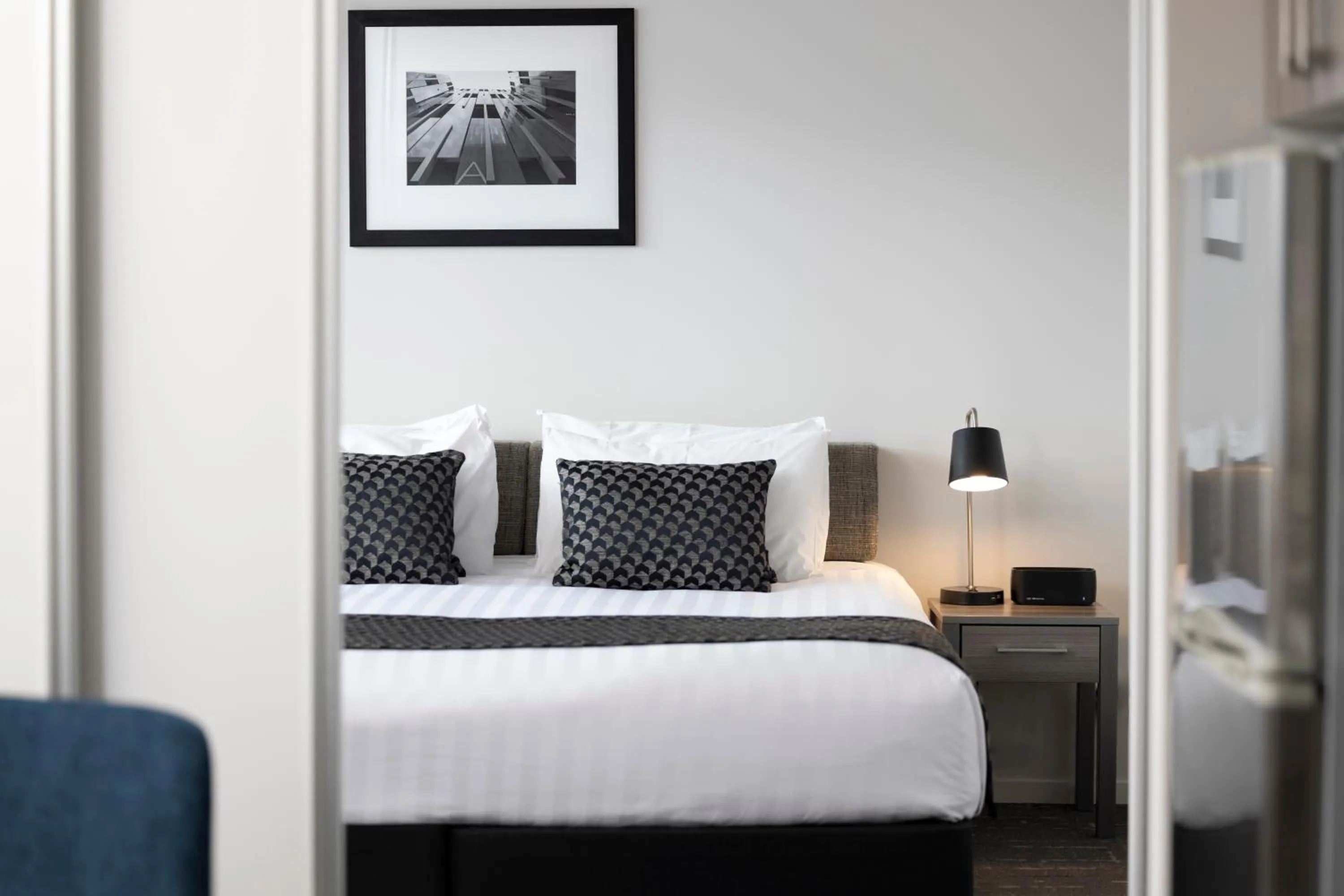 Bed in Quest on Beaumont