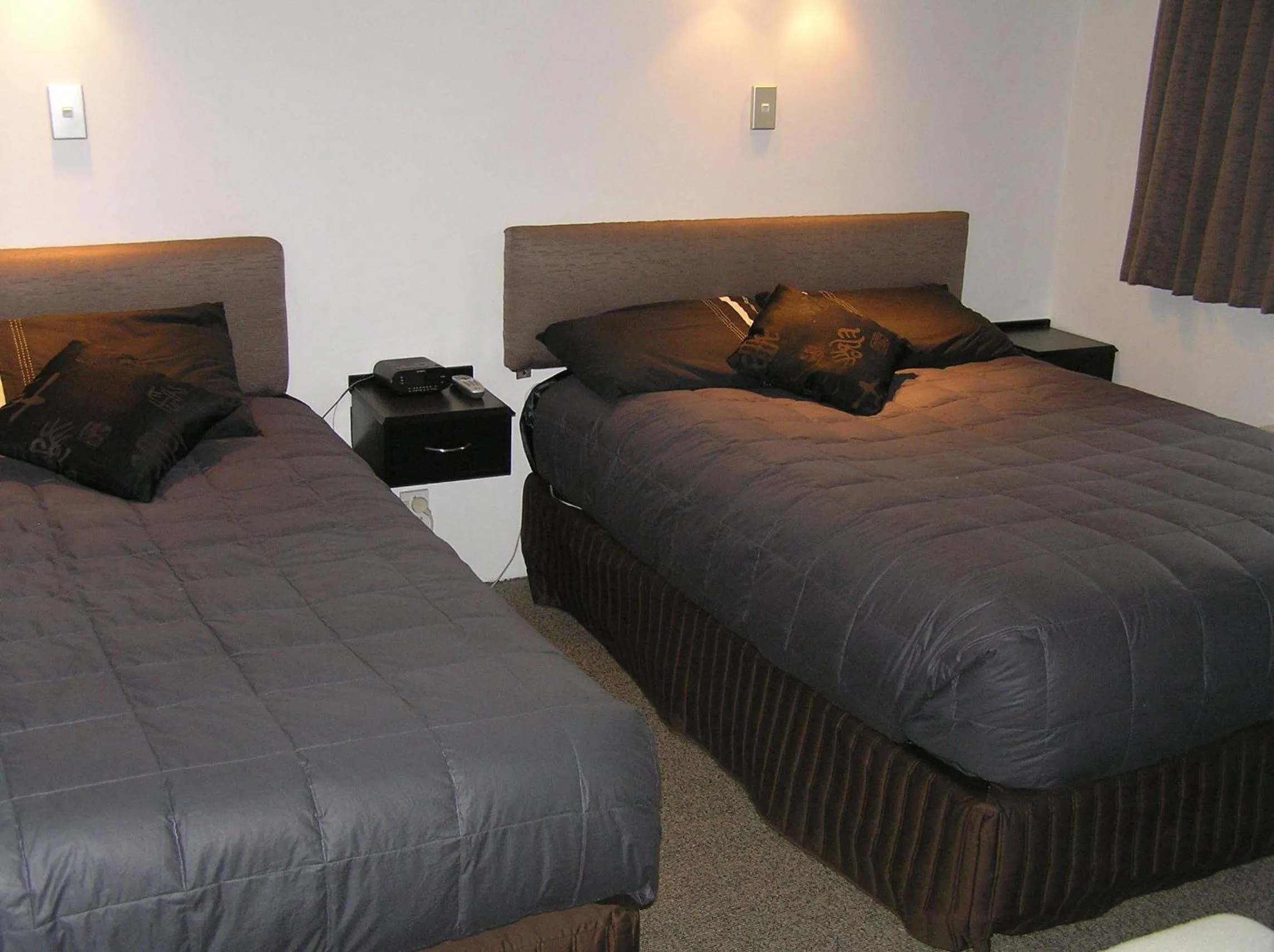 Bed in Coachman Motel