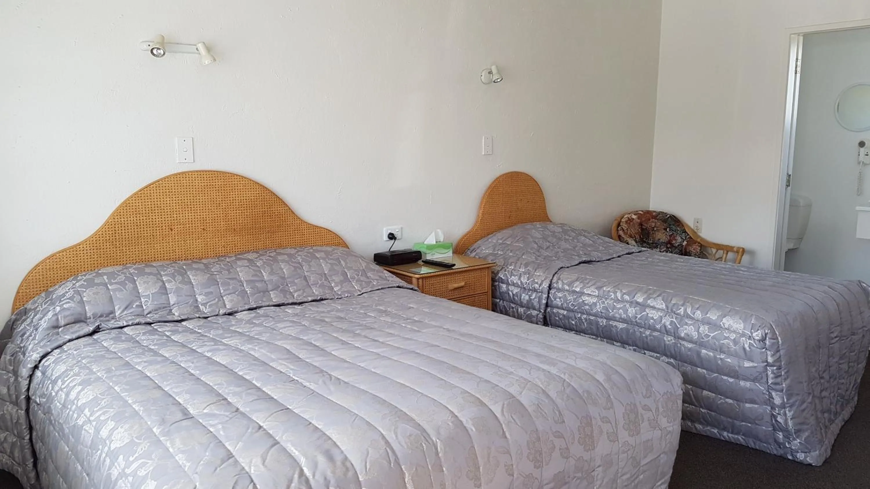 Bed in Coachman Motel