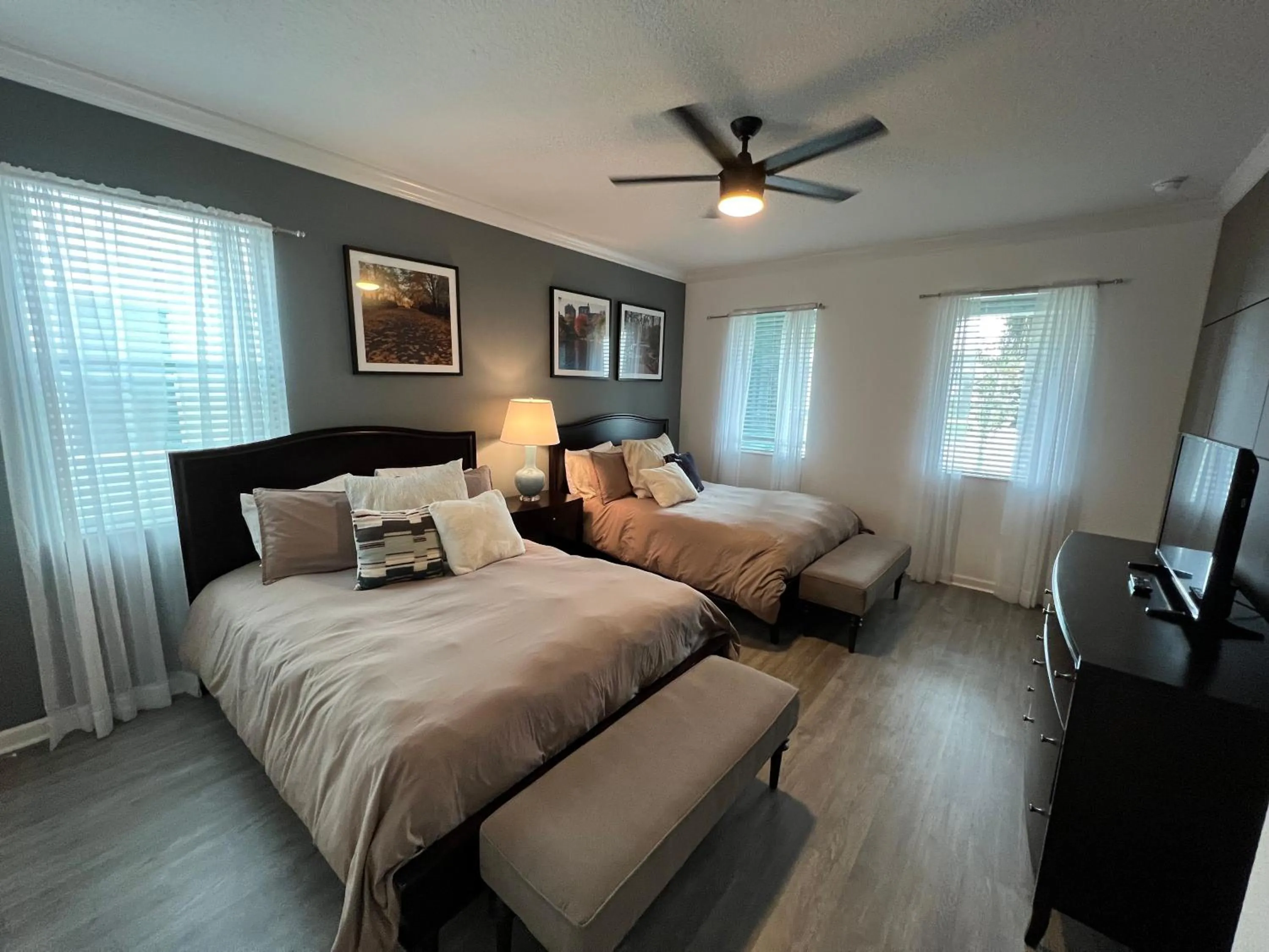 Bedroom, Bed in 3840 Supreme Villa 6Bd Private Pool and Game Room