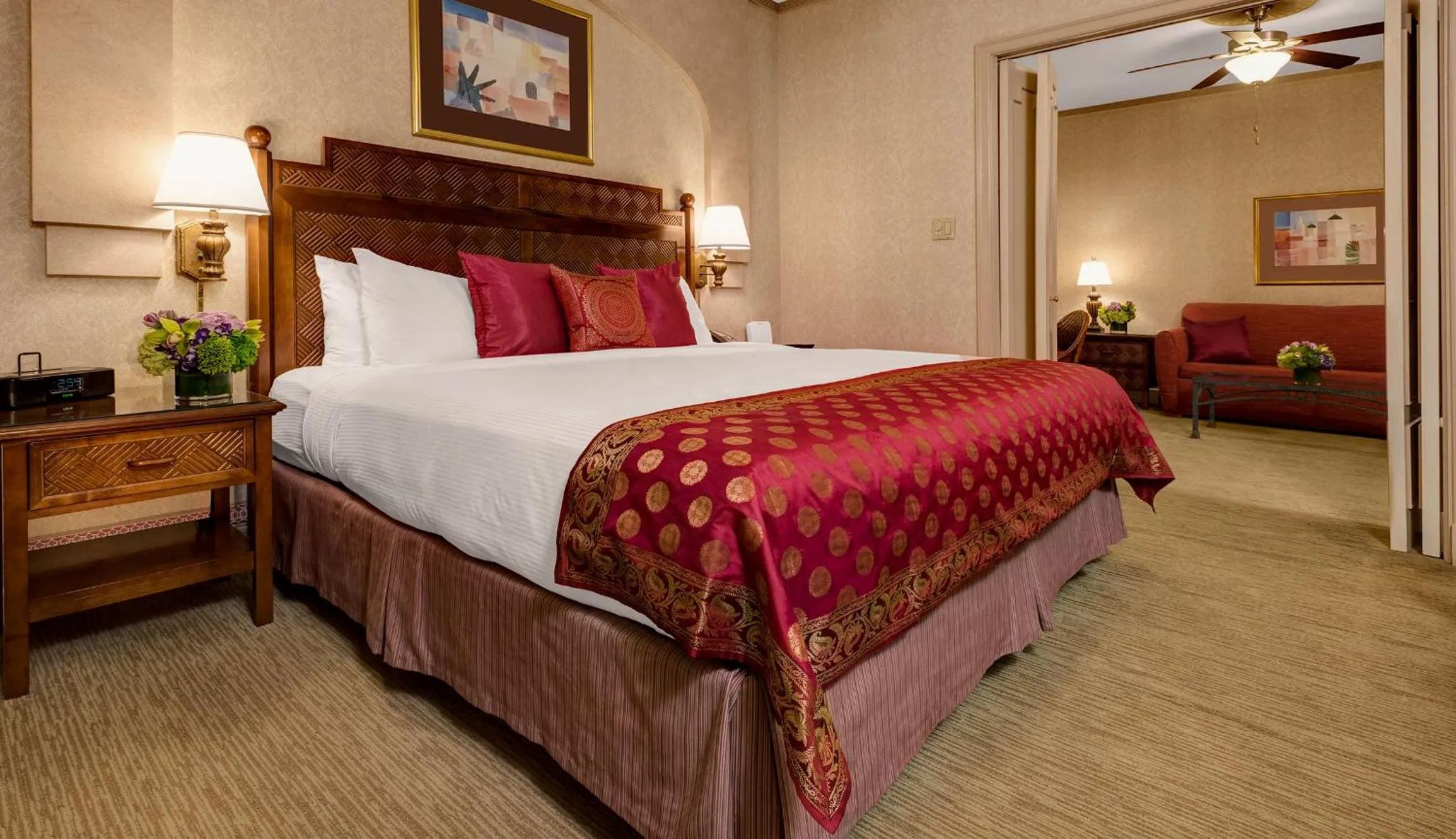 Photo of the whole room, Bed in Casablanca Hotel by Library Hotel Collection