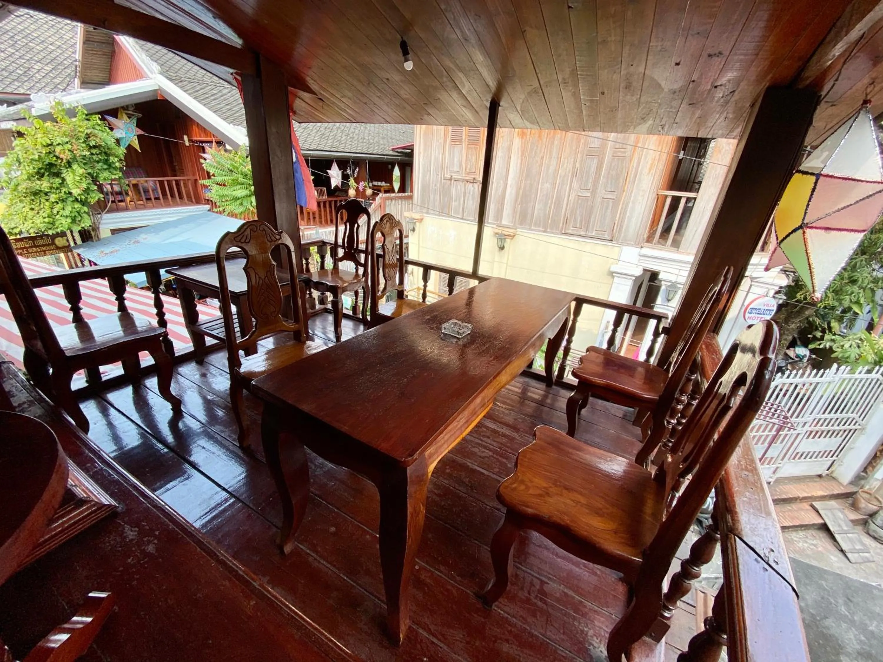 Seating area in Soutikone1 Guesthouse