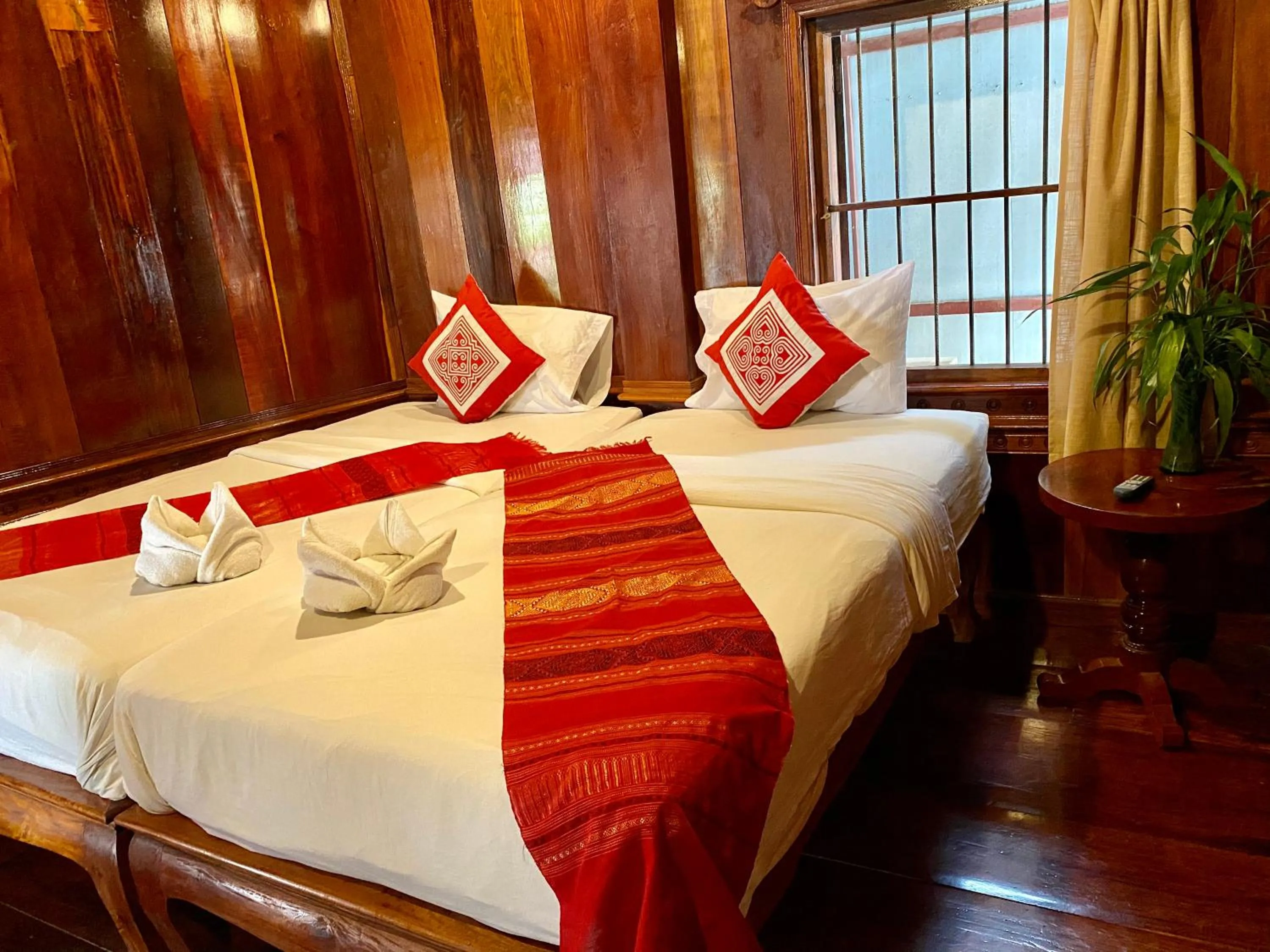 Bed in Soutikone1 Guesthouse